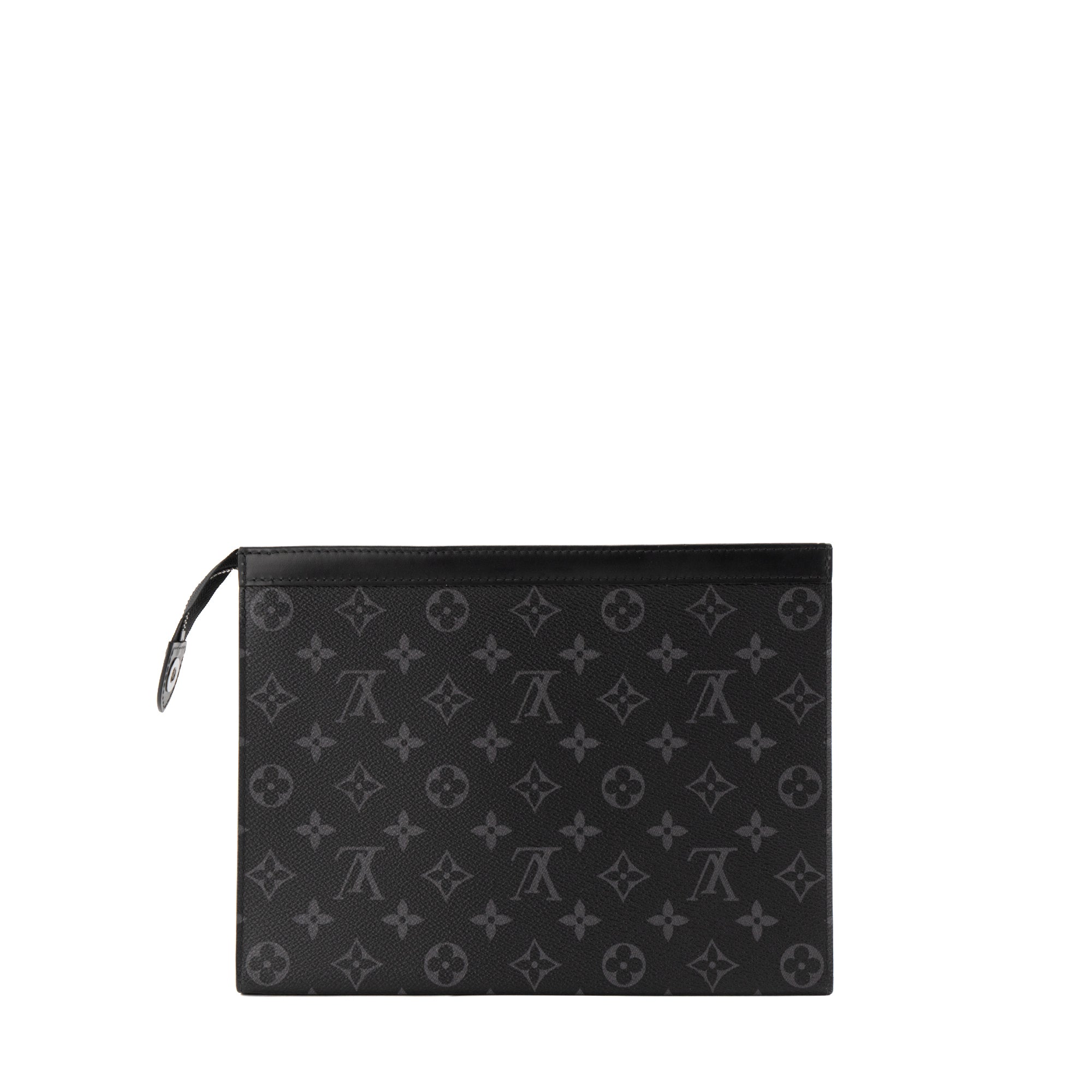 LOUIS VUITTON - Pochette Voyage MM Louis Vuitton en toile enduite monogrammée éclipse