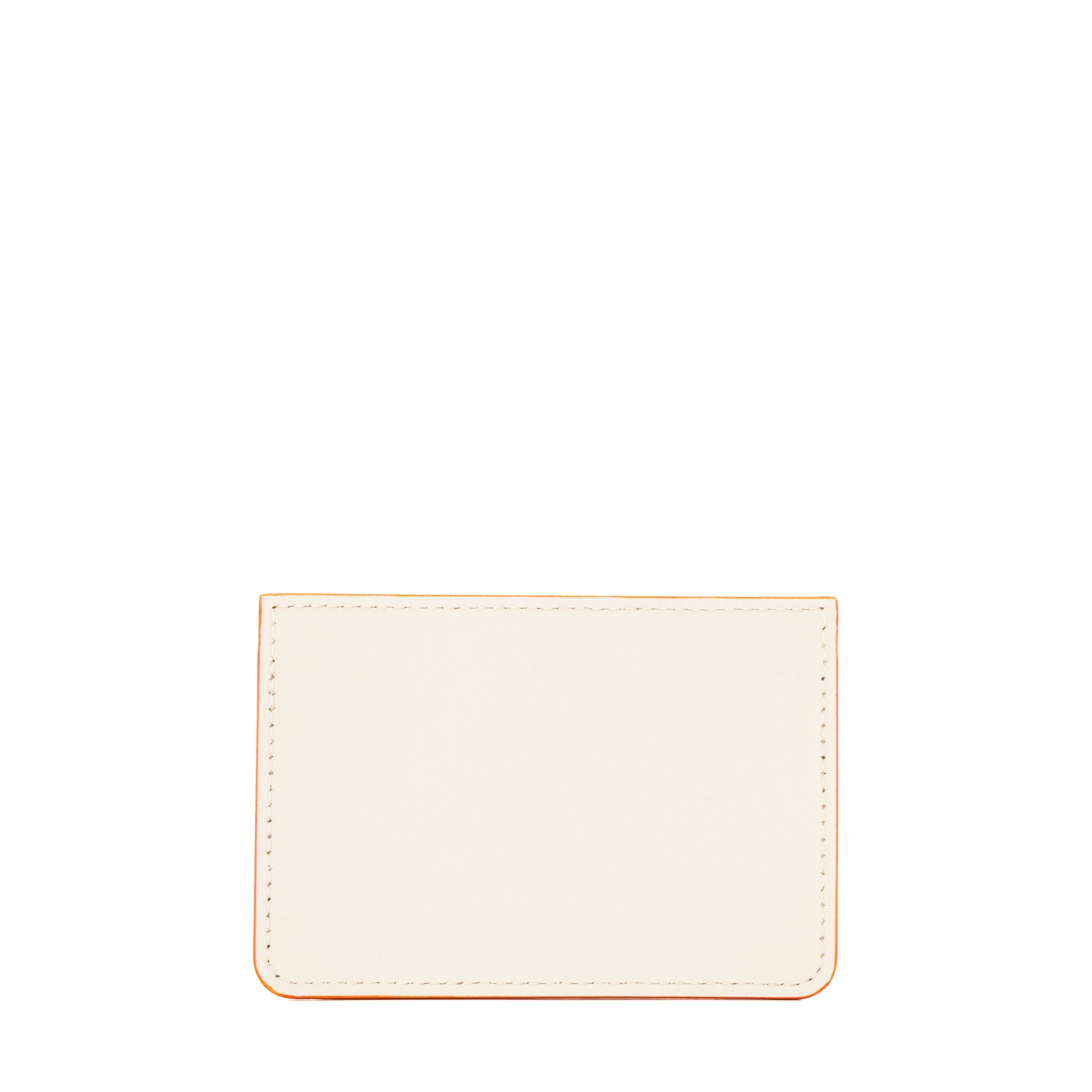 LOUIS VUITTON - Porte cartes Louis Vuitton en cuir blanc cassé