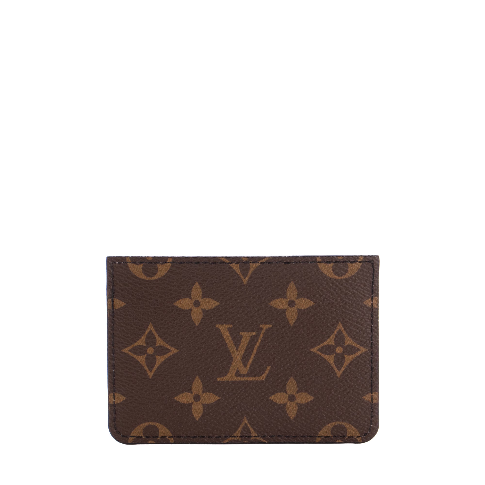 LOUIS VUITTON - Porte cartes Louis Vuitton en toile enduite monogrammée