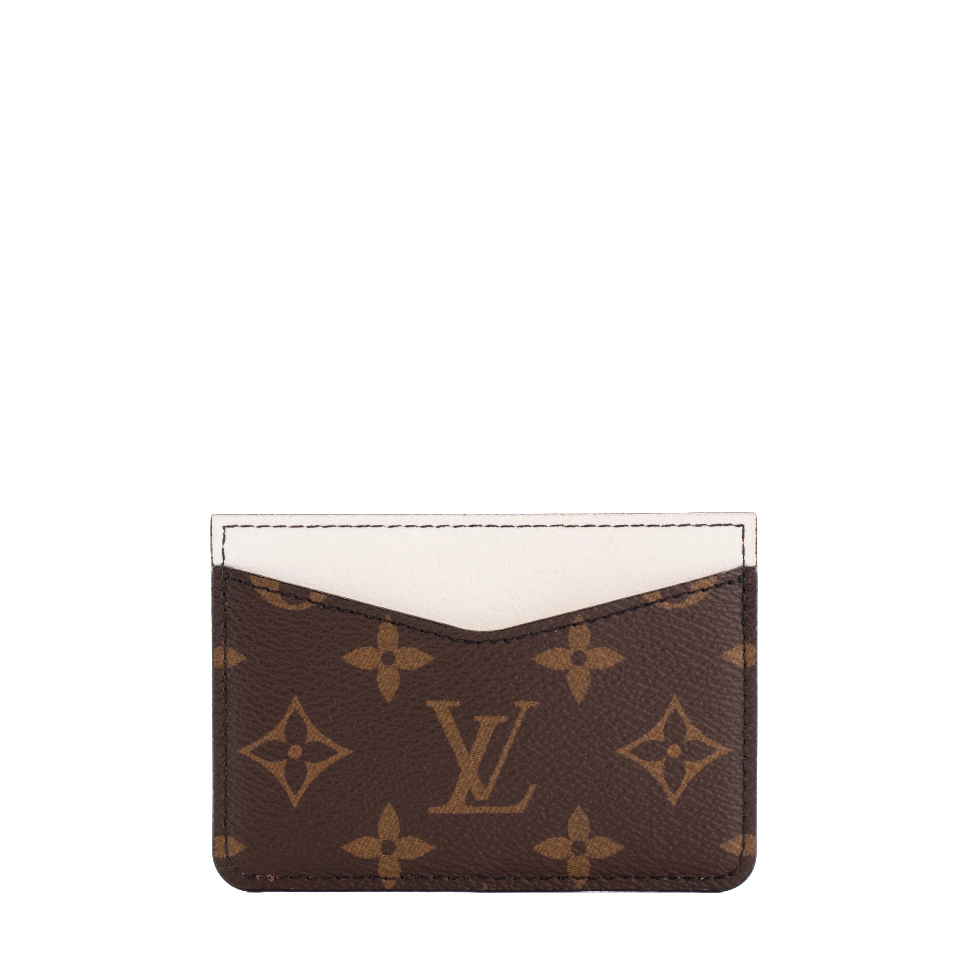 LOUIS VUITTON - Porte cartes Louis Vuitton en toile enduite monogrammée