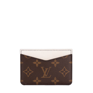LOUIS VUITTON - Porte cartes Louis Vuitton en toile enduite monogrammée