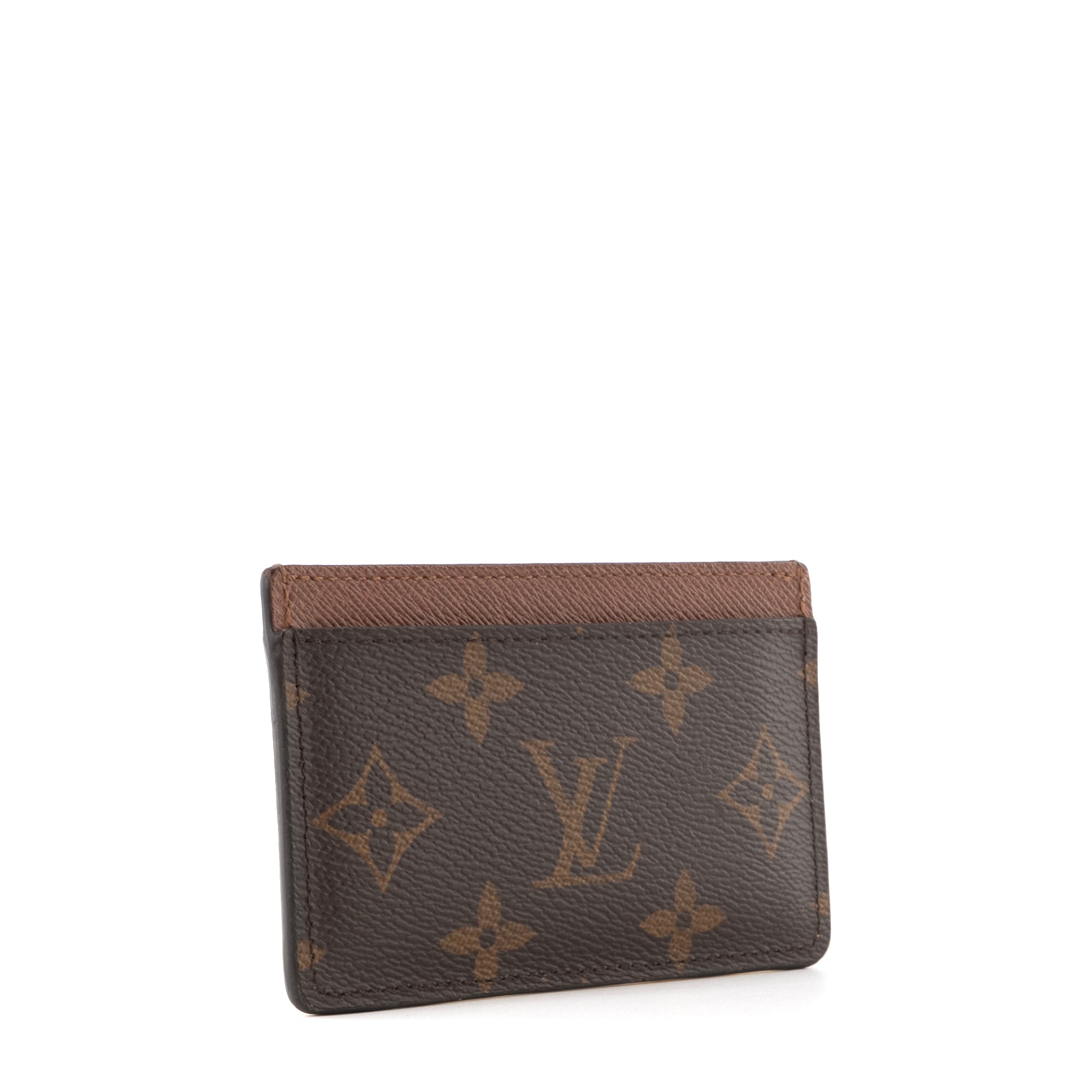 LOUIS VUITTON - Porte cartes Simple Monogram Louis Vuitton en toile enduite monogrammée