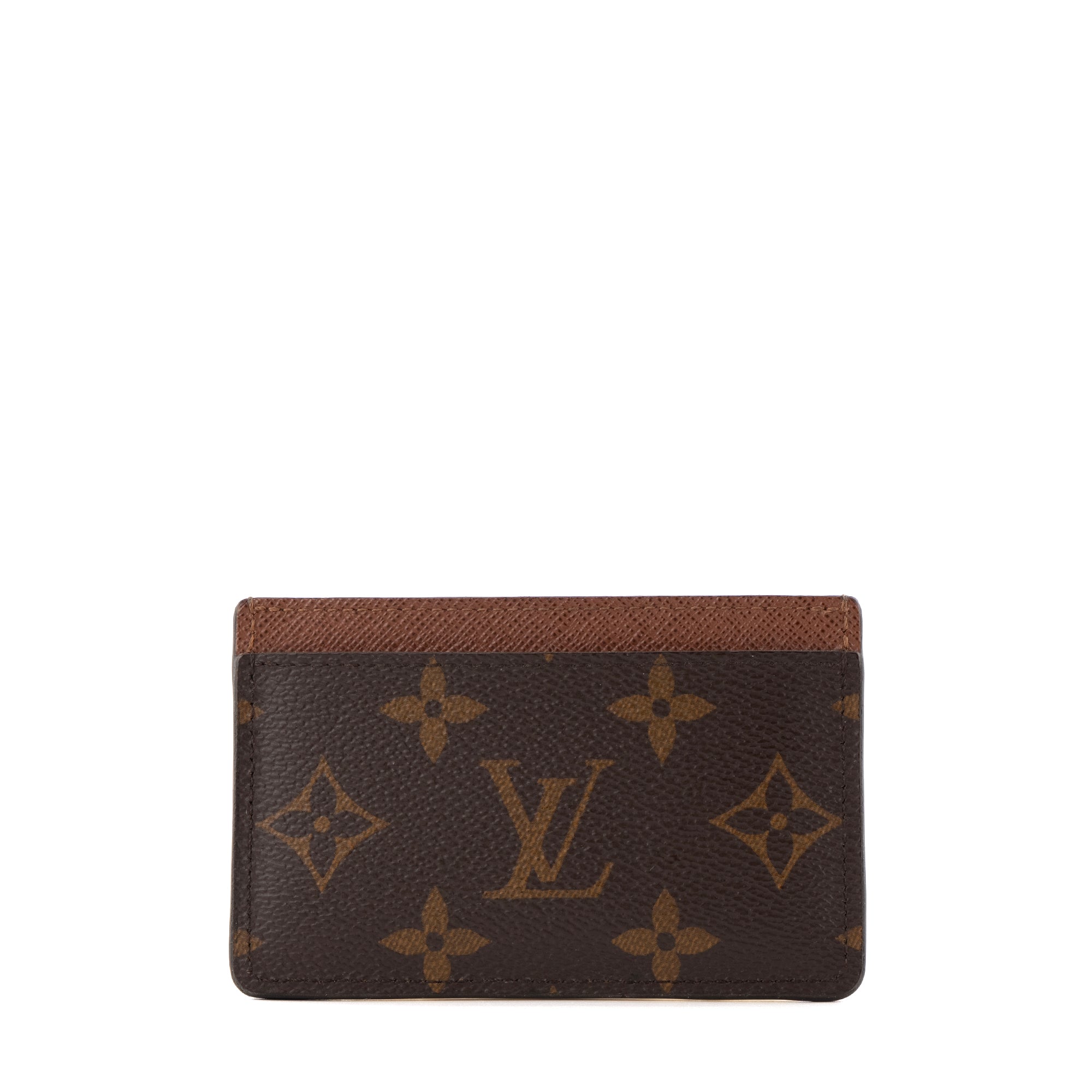 LOUIS VUITTON - Porte cartes Simple Monogram Louis Vuitton en toile enduite monogrammée