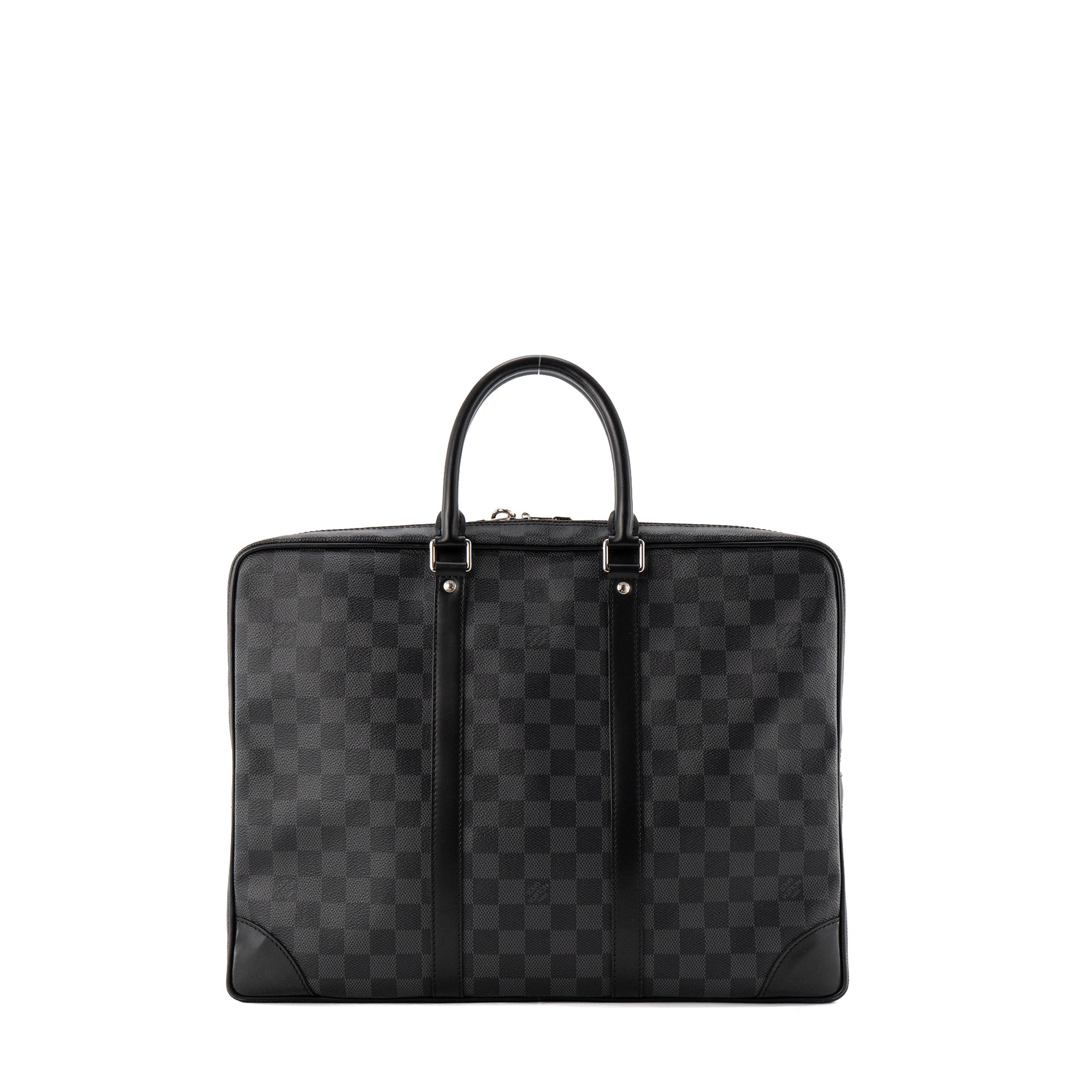 LOUIS VUITTON - Porte-documents Louis Vuitton en toile damier graphite