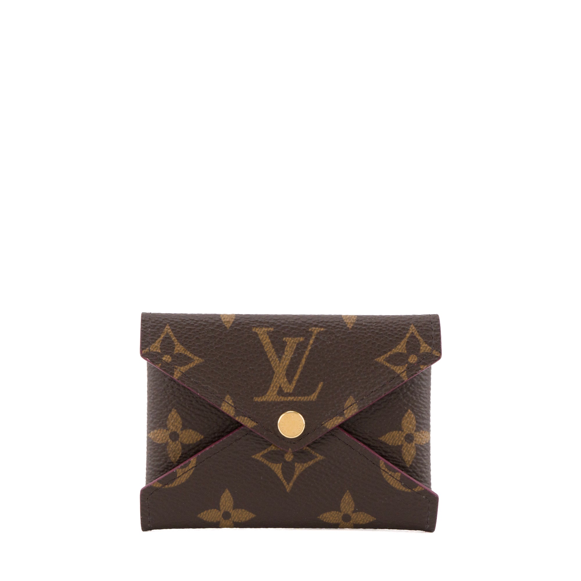 LOUIS VUITTON - Porte-monnaie Kirigami Louis Vuitton en toile enduite monogrammée