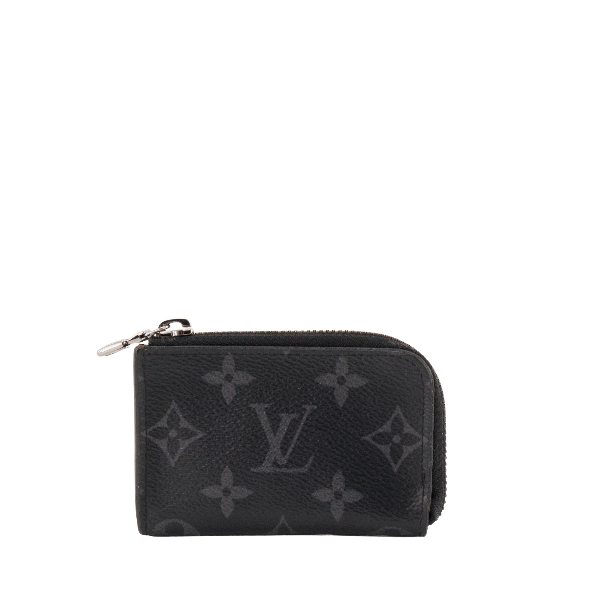 LOUIS VUITTON - Porte-monnaie Zippy Louis Vuitton en toile enduite monogrammée éclipse