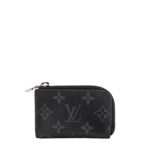 LOUIS VUITTON - Porte-monnaie Zippy Louis Vuitton en toile enduite monogrammée éclipse