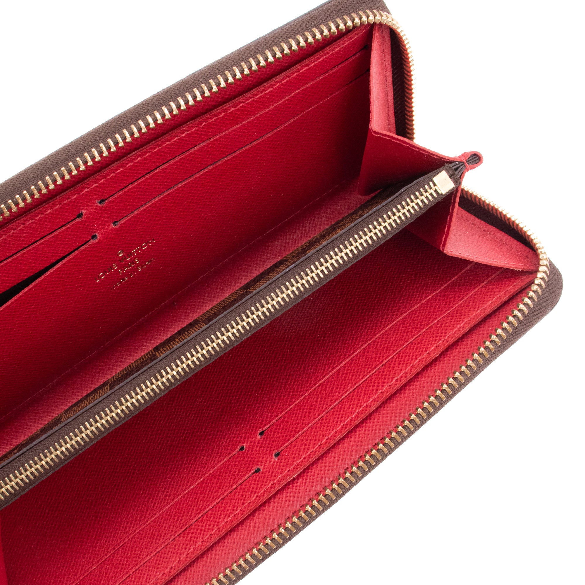 LOUIS VUITTON - Louis Vuitton Clémence wallet in ebony checkered coated canvas