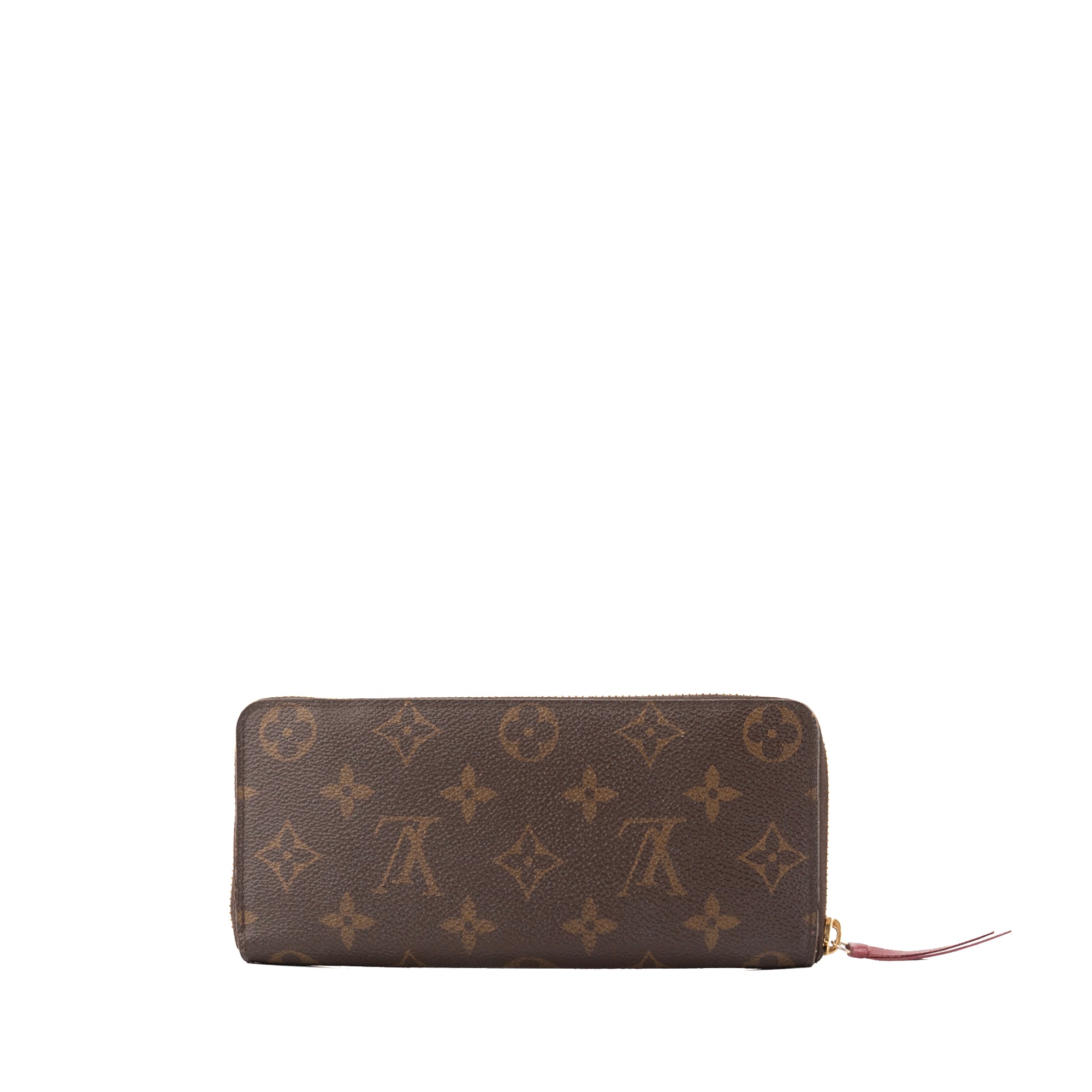 LOUIS VUITTON - Portefeuille Clémence Louis Vuitton en toile enduite monogrammée