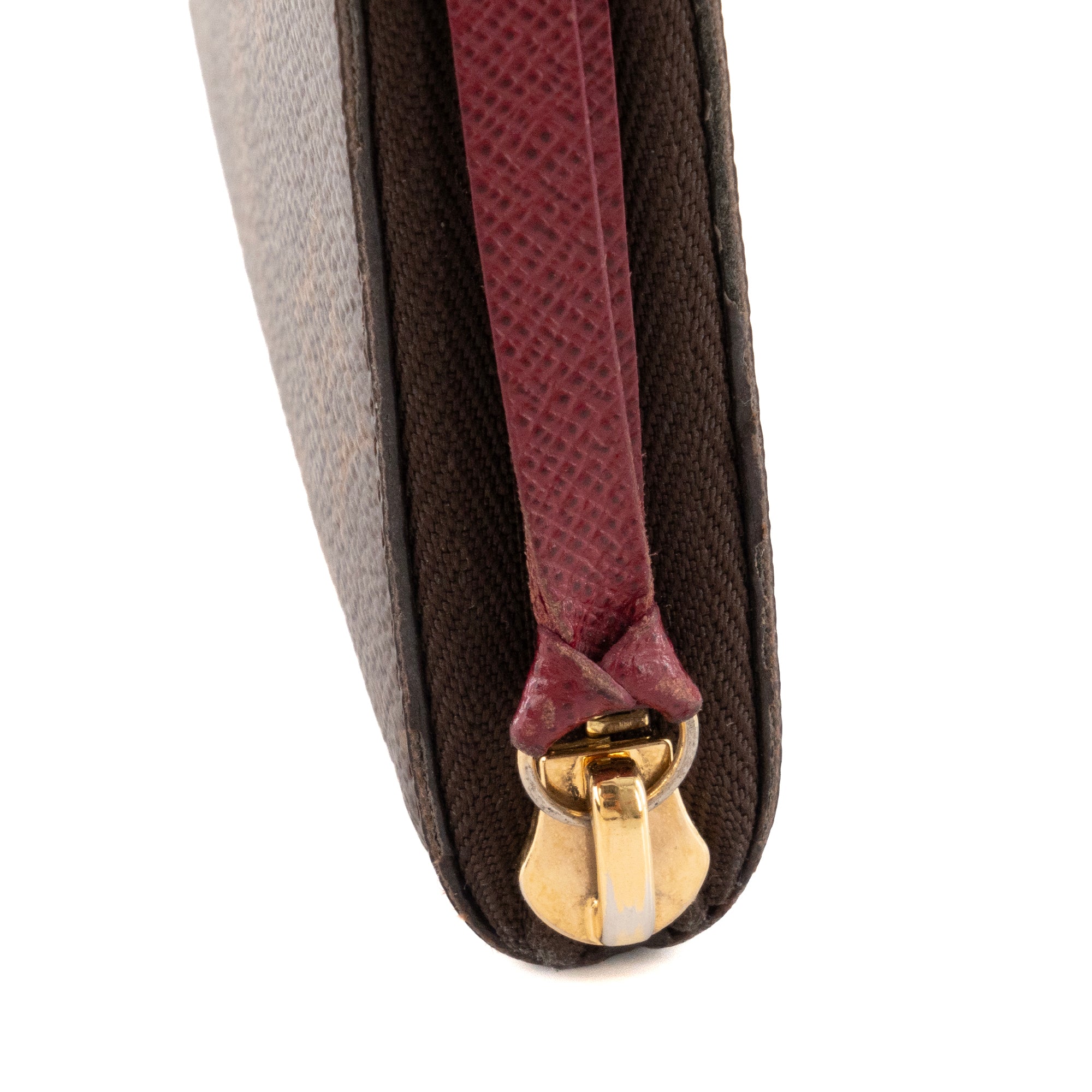 LOUIS VUITTON - Portefeuille Clémence Louis Vuitton en toile enduite monogrammée
