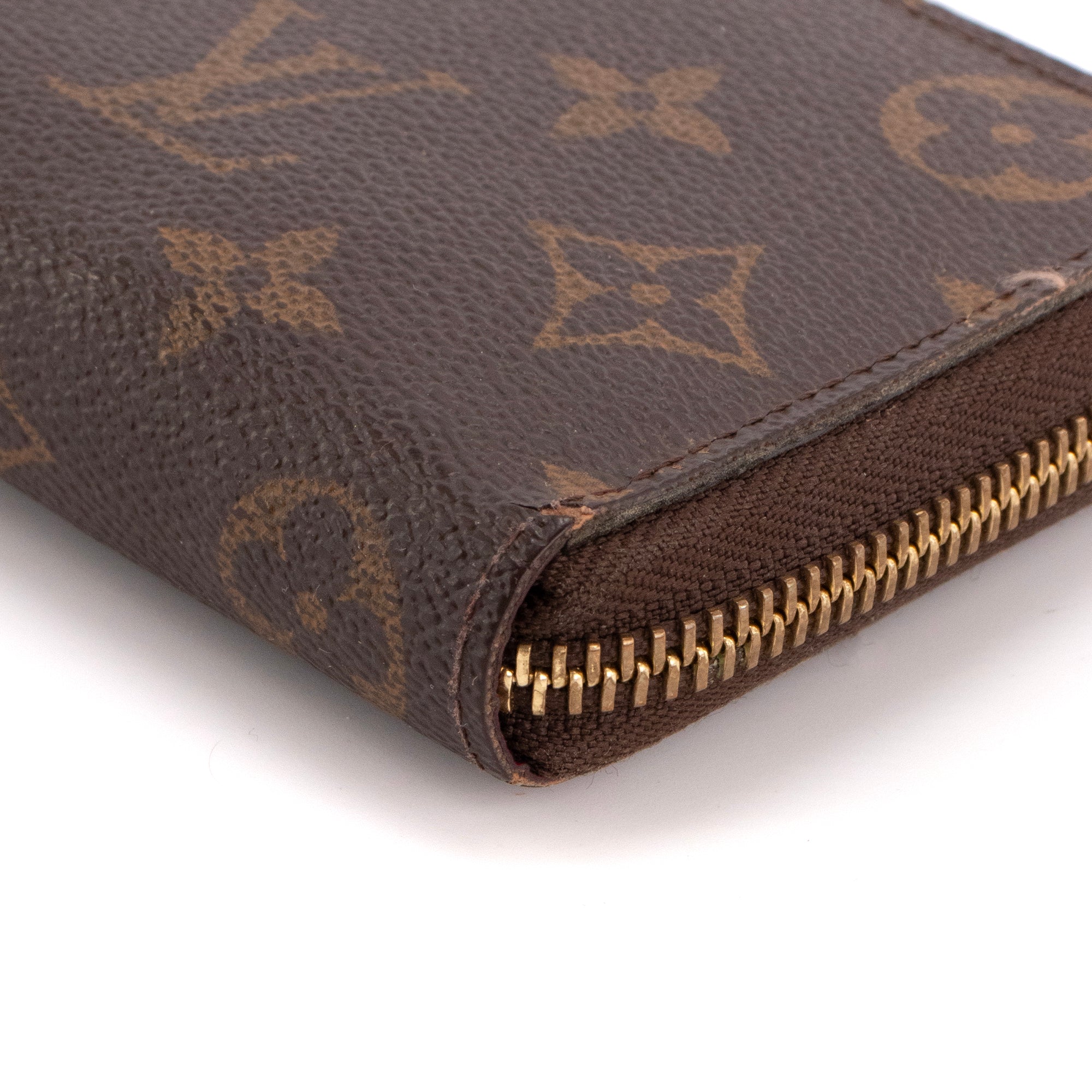 LOUIS VUITTON - Portefeuille Clémence Louis Vuitton en toile enduite monogrammée