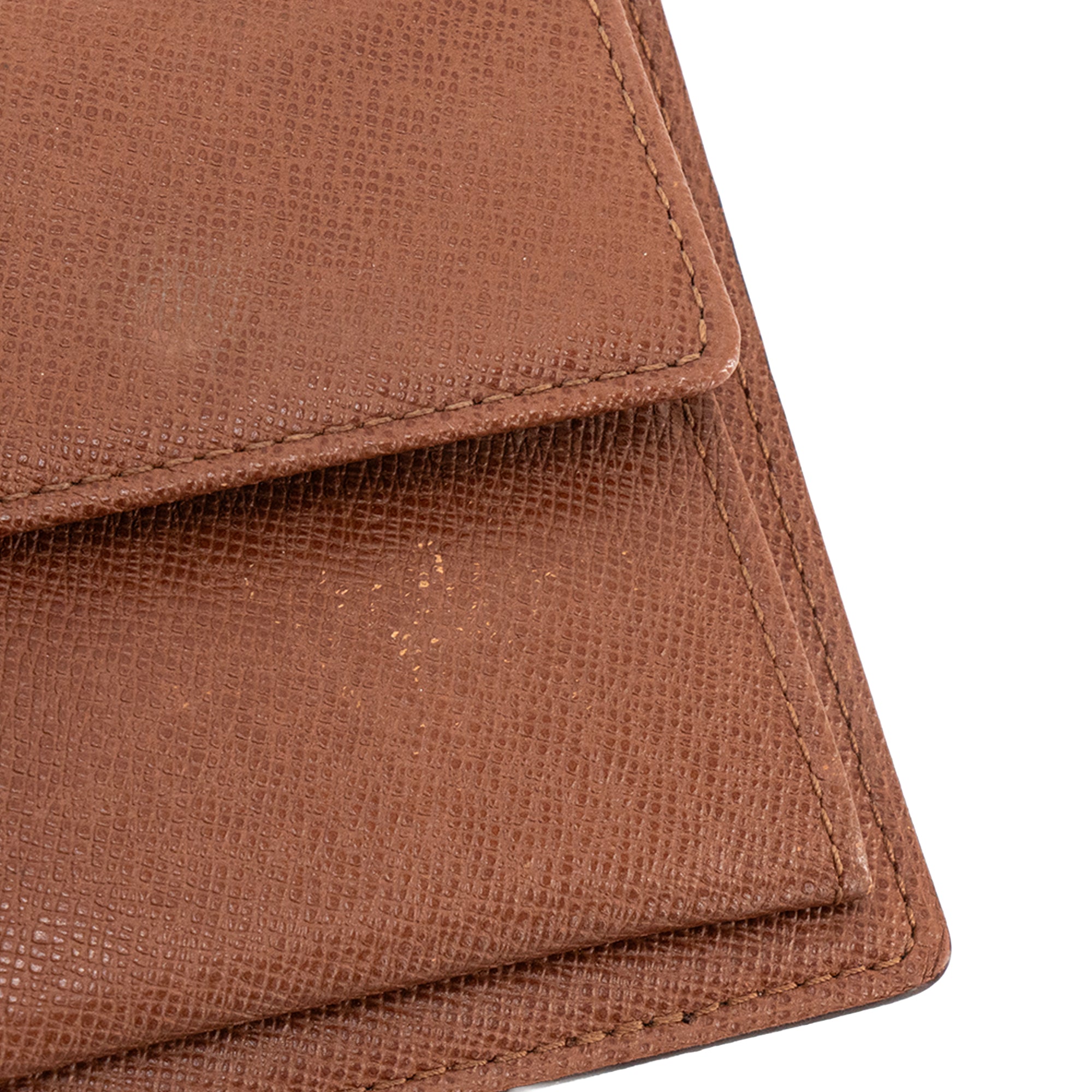 LOUIS VUITTON - Portefeuille compact Marco Louis Vuitton en toile enduite monogramme vintage