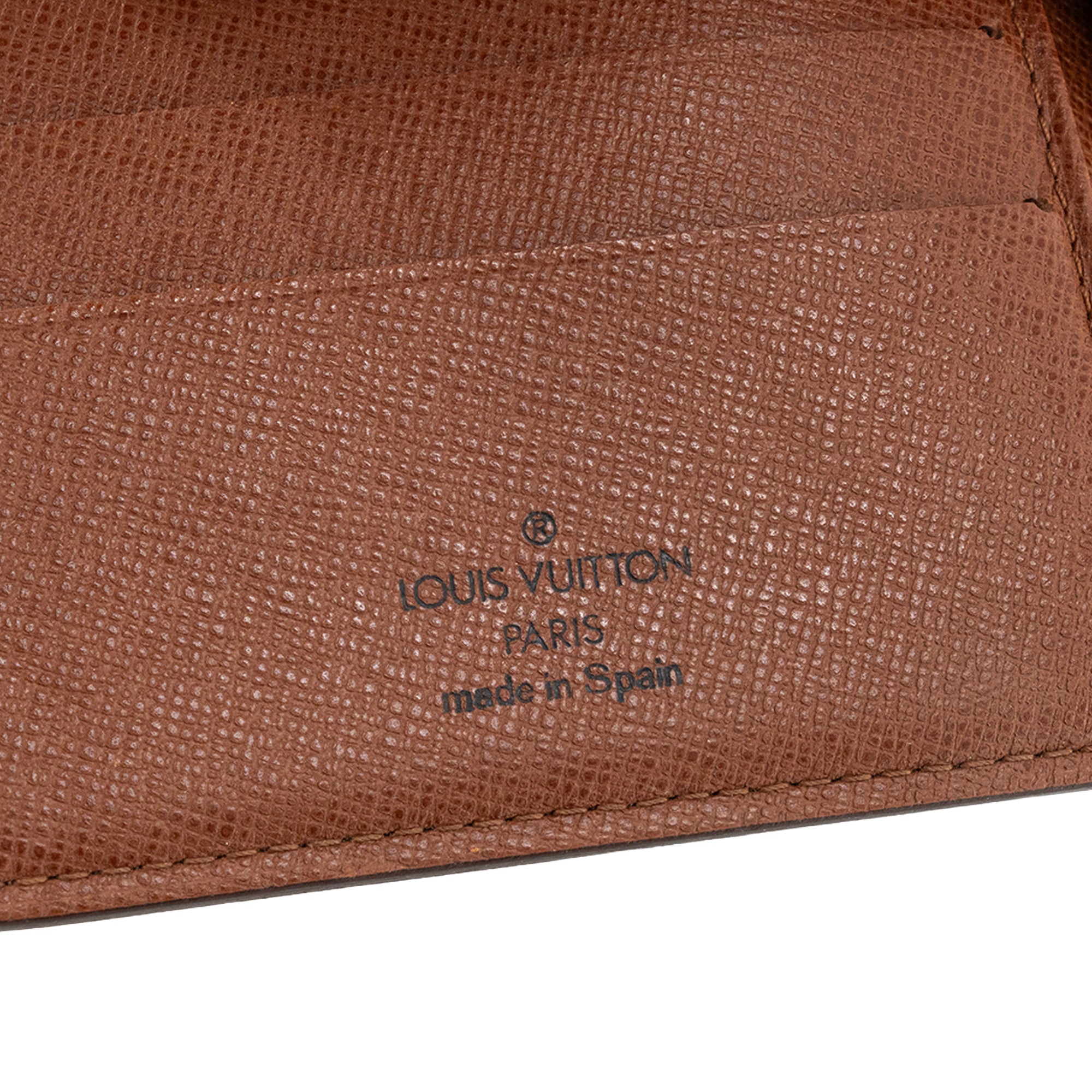 LOUIS VUITTON - Portefeuille compact Marco Louis Vuitton en toile enduite monogramme vintage