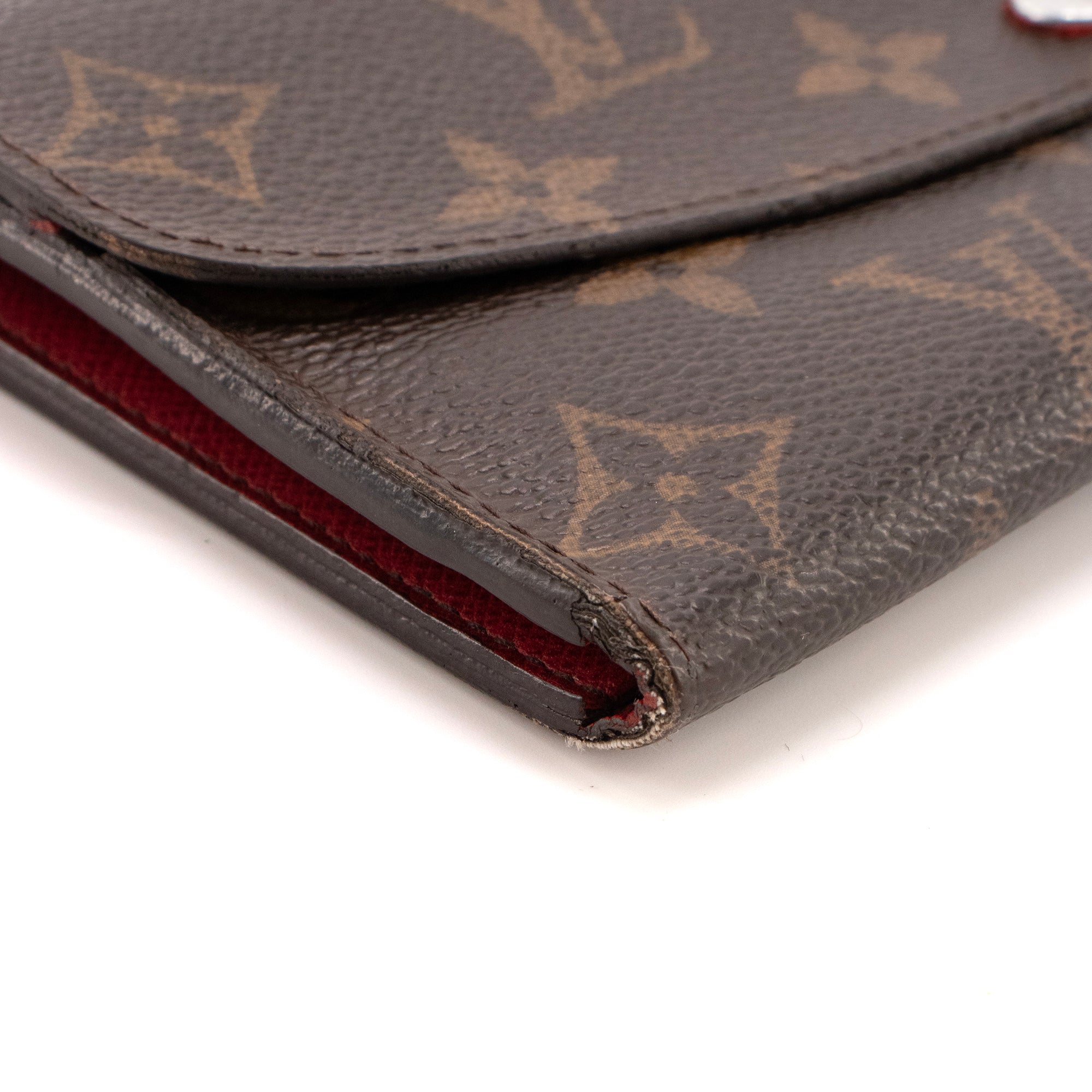 LOUIS VUITTON - Portefeuille Emilie Louis Vuitton en toile enduite monogrammée