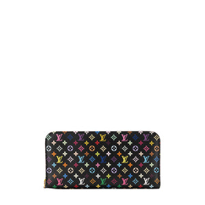 LOUIS VUITTON - Portefeuille Insolite Louis Vuitton x Takashi Murakami en toile monogrammée multicolore vintage