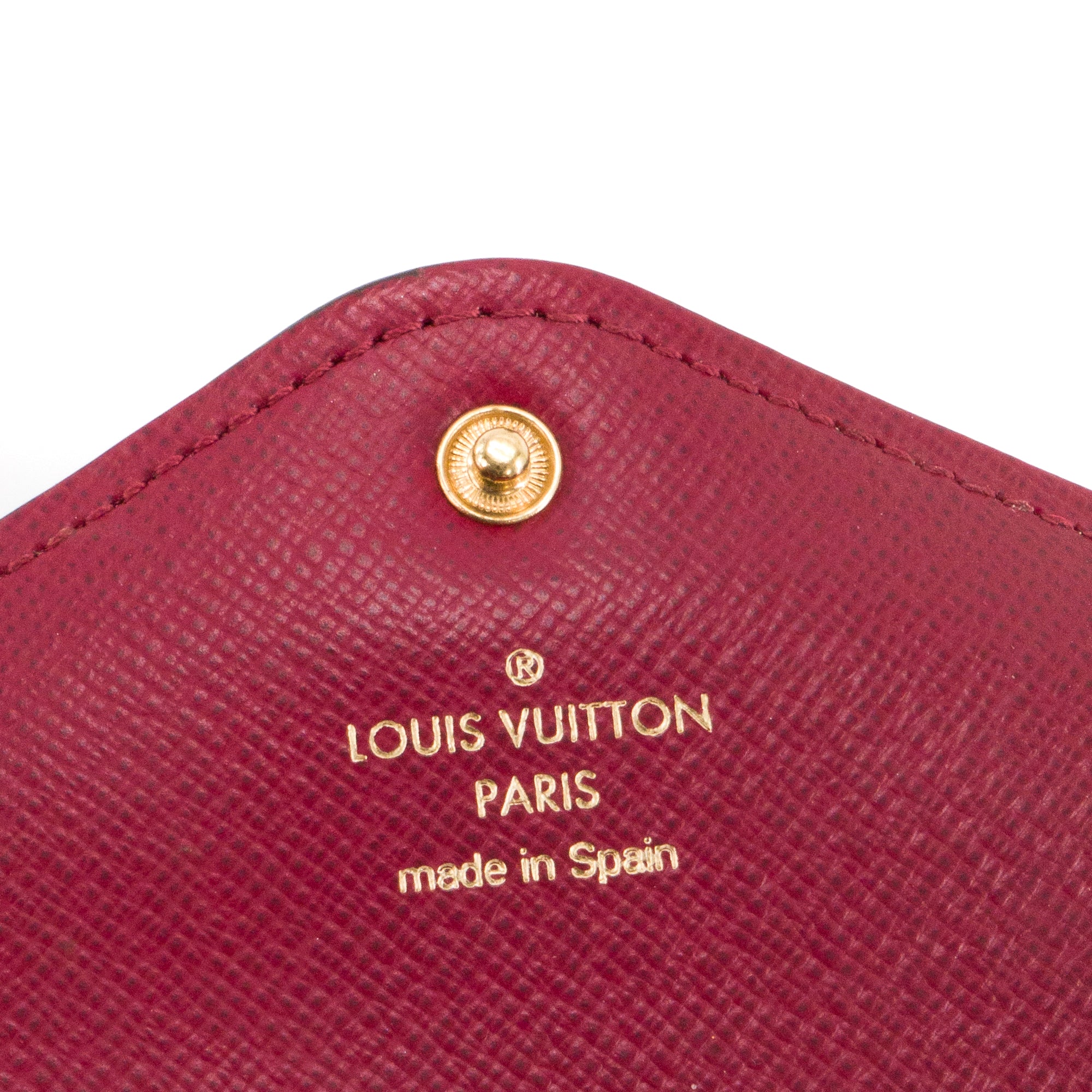 LOUIS VUITTON - Portefeuille Joséphine Louis Vuitton en toile enduite monogrammée