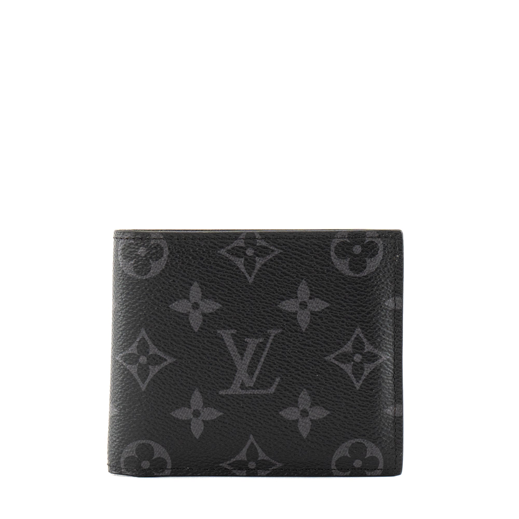 LOUIS VUITTON - Portefeuille Multiple Louis Vuitton en toile enduite monogrammée éclipse