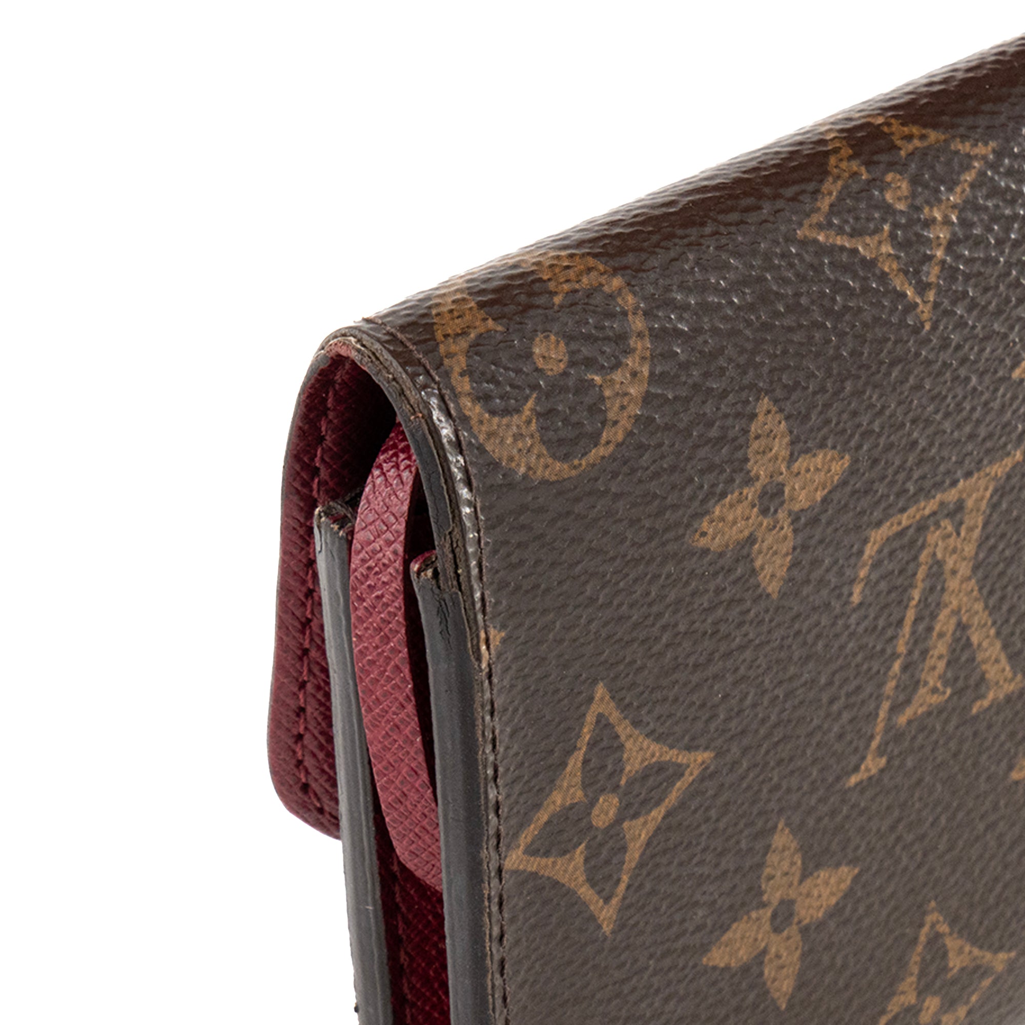 LOUIS VUITTON - Portefeuille Sarah Louis Vuitton en toile enduite monogrammée