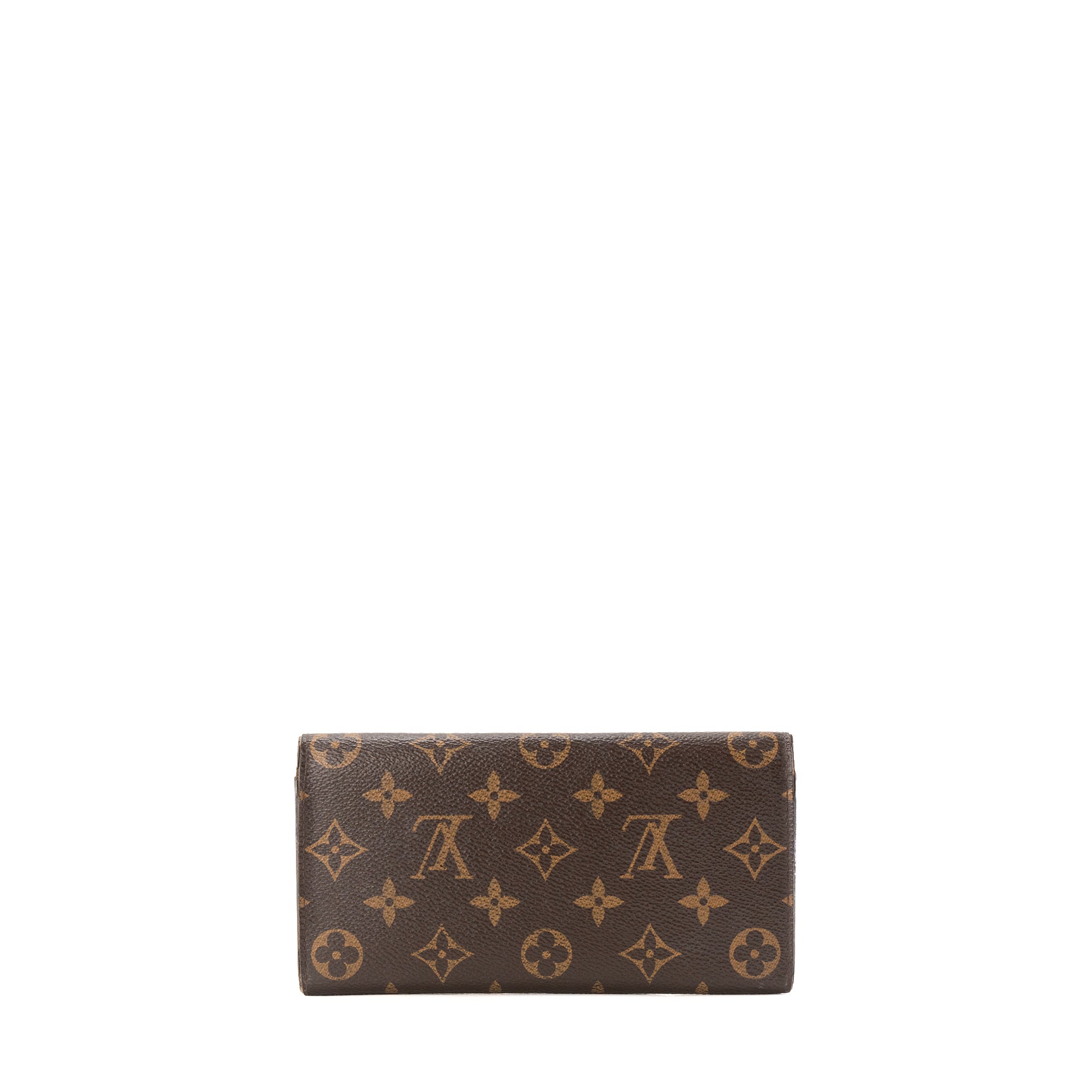 LOUIS VUITTON - Portefeuille Sarah Louis Vuitton en toile enduite monogrammée