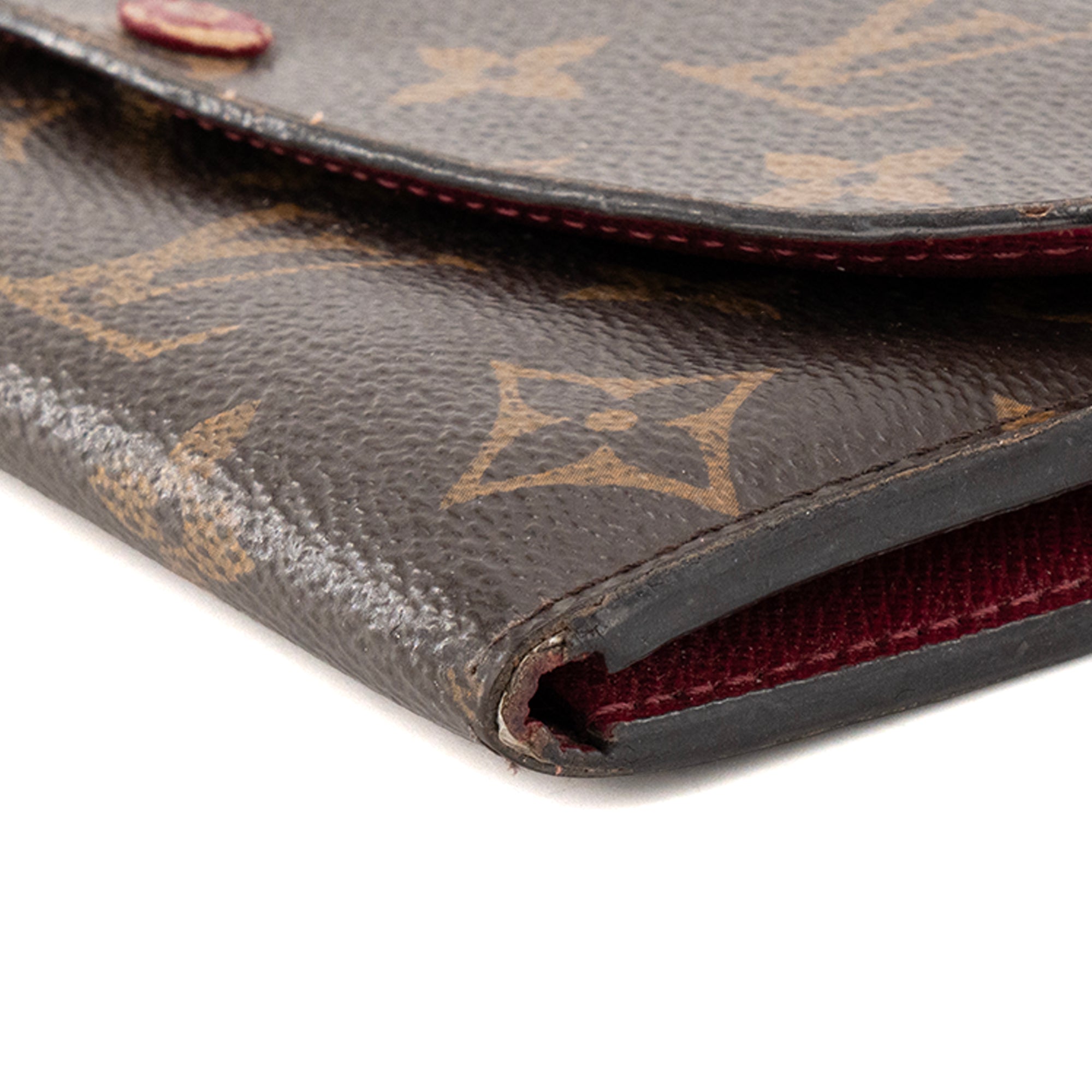 LOUIS VUITTON - Portefeuille Sarah Louis Vuitton en toile enduite monogrammée