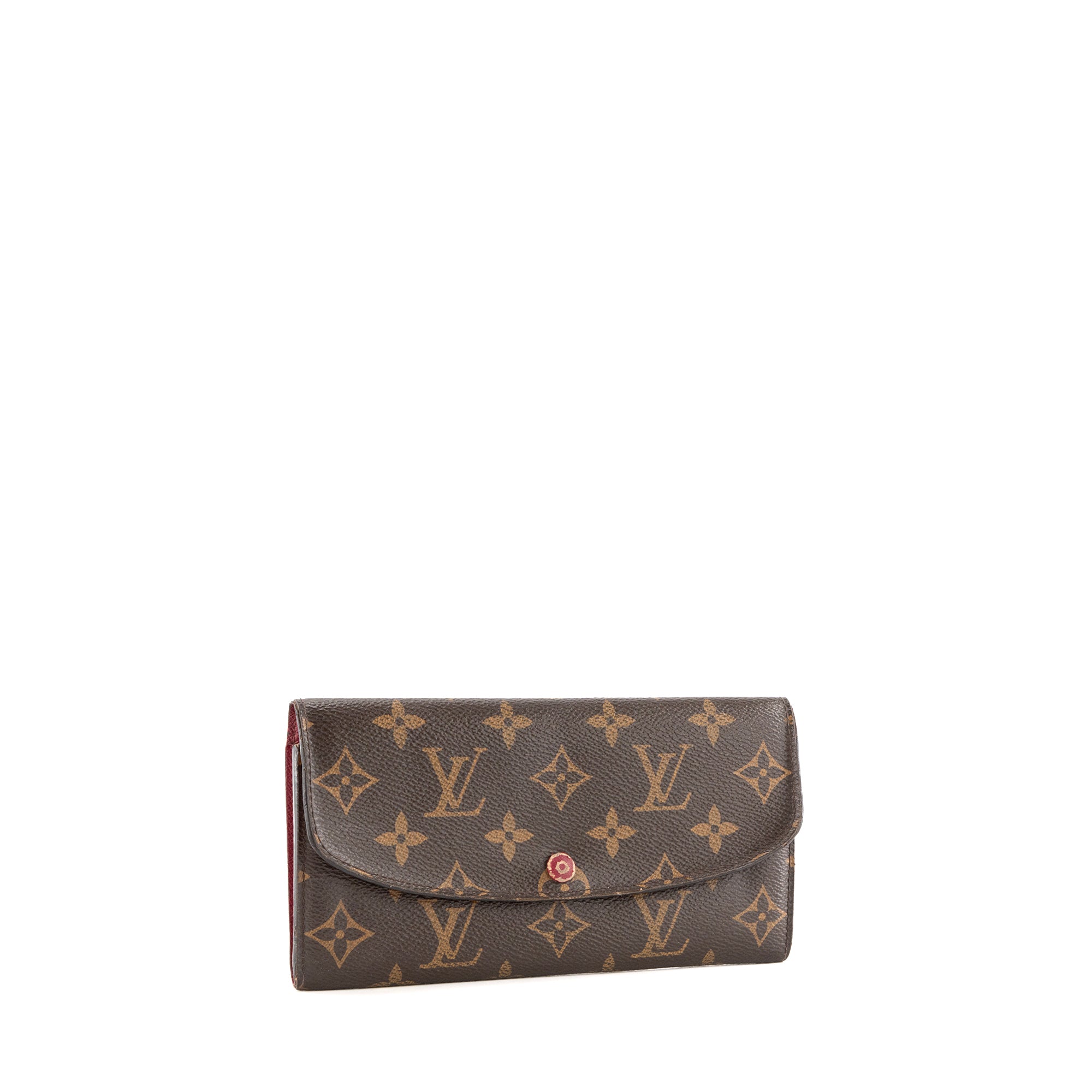 LOUIS VUITTON - Portefeuille Sarah Louis Vuitton en toile enduite monogrammée