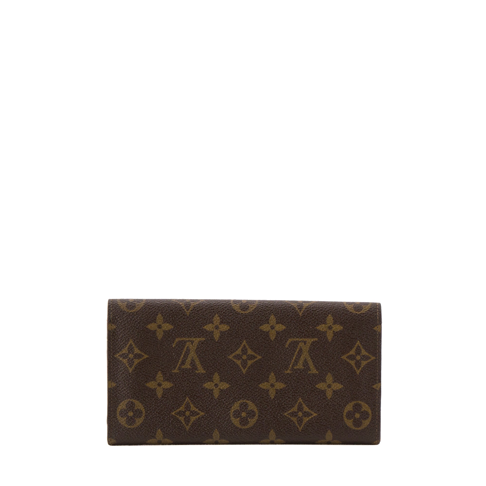 LOUIS VUITTON - Portefeuille Sarah Louis Vuitton en toile enduite monogrammée vintage