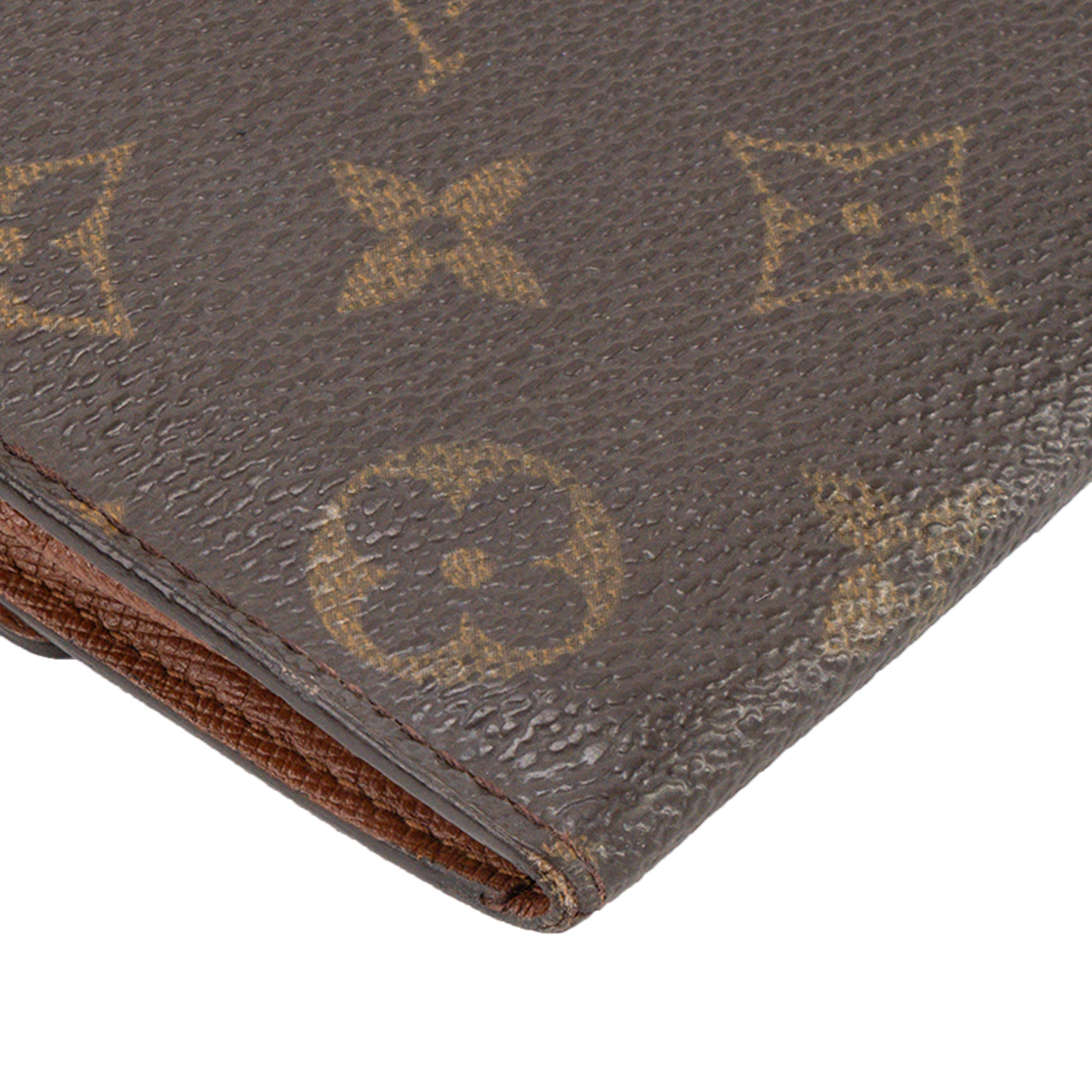 LOUIS VUITTON - Portefeuille Sarah Louis Vuitton en toile enduite monogrammée vintage