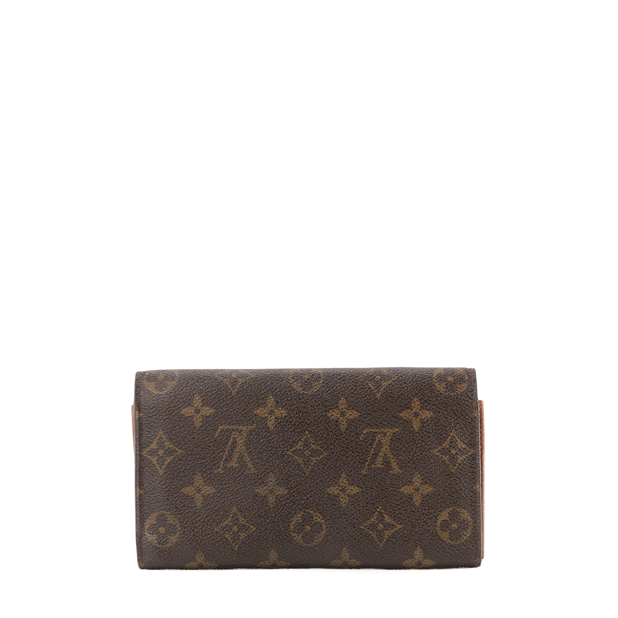 LOUIS VUITTON - Portefeuille Sarah Louis Vuitton en toile enduite monogrammée vintage