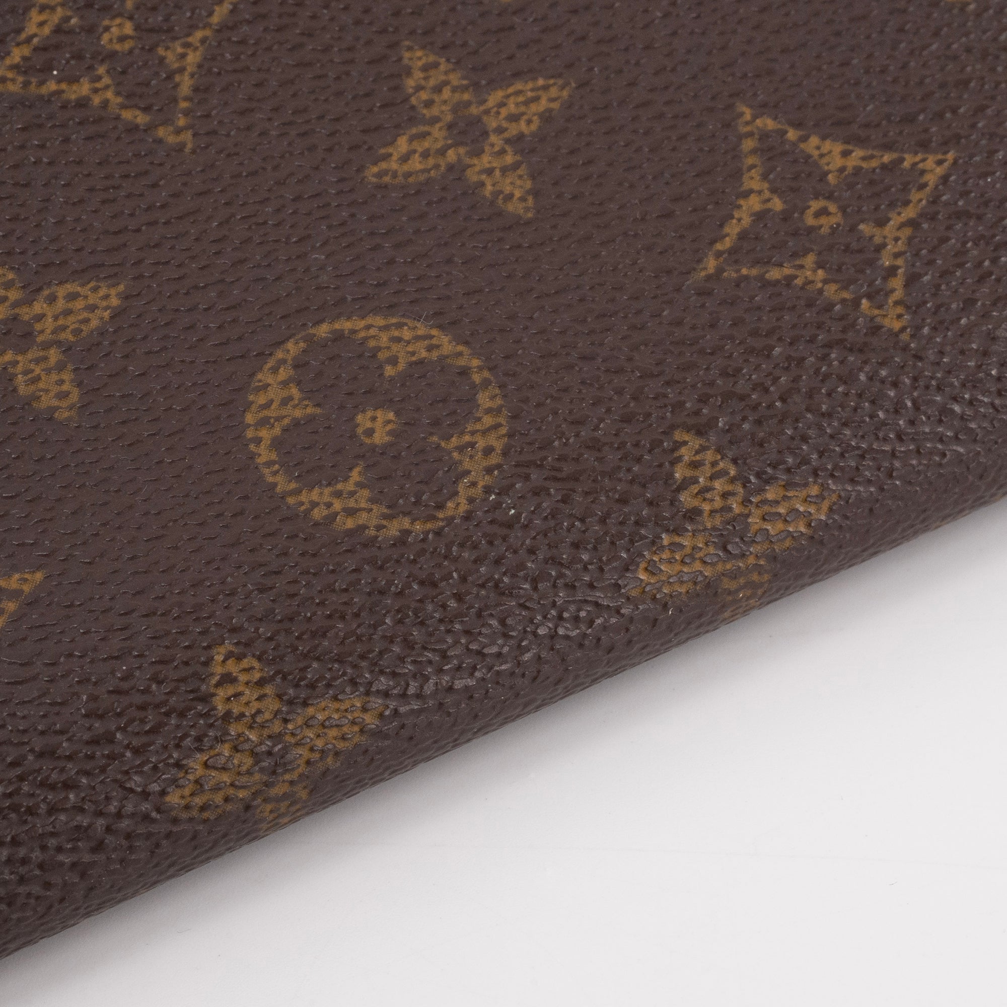 LOUIS VUITTON - Portefeuille Sarah Louis Vuitton en toile enduite monogrammée vintage