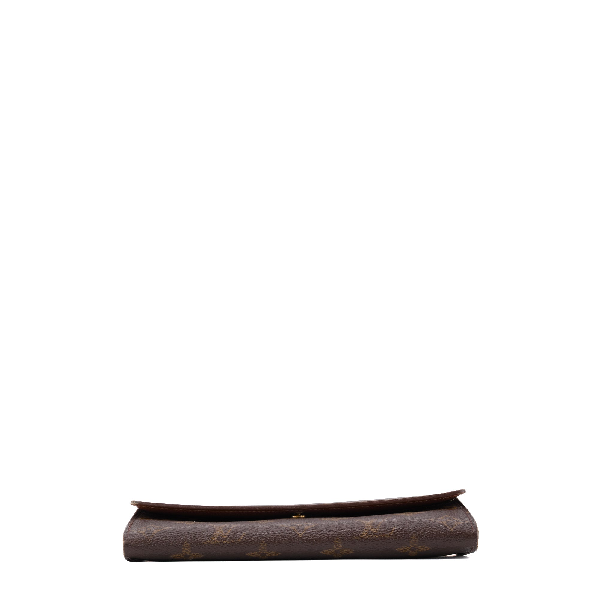 LOUIS VUITTON - Portefeuille Sarah Louis Vuitton en toile enduite monogrammée vintage