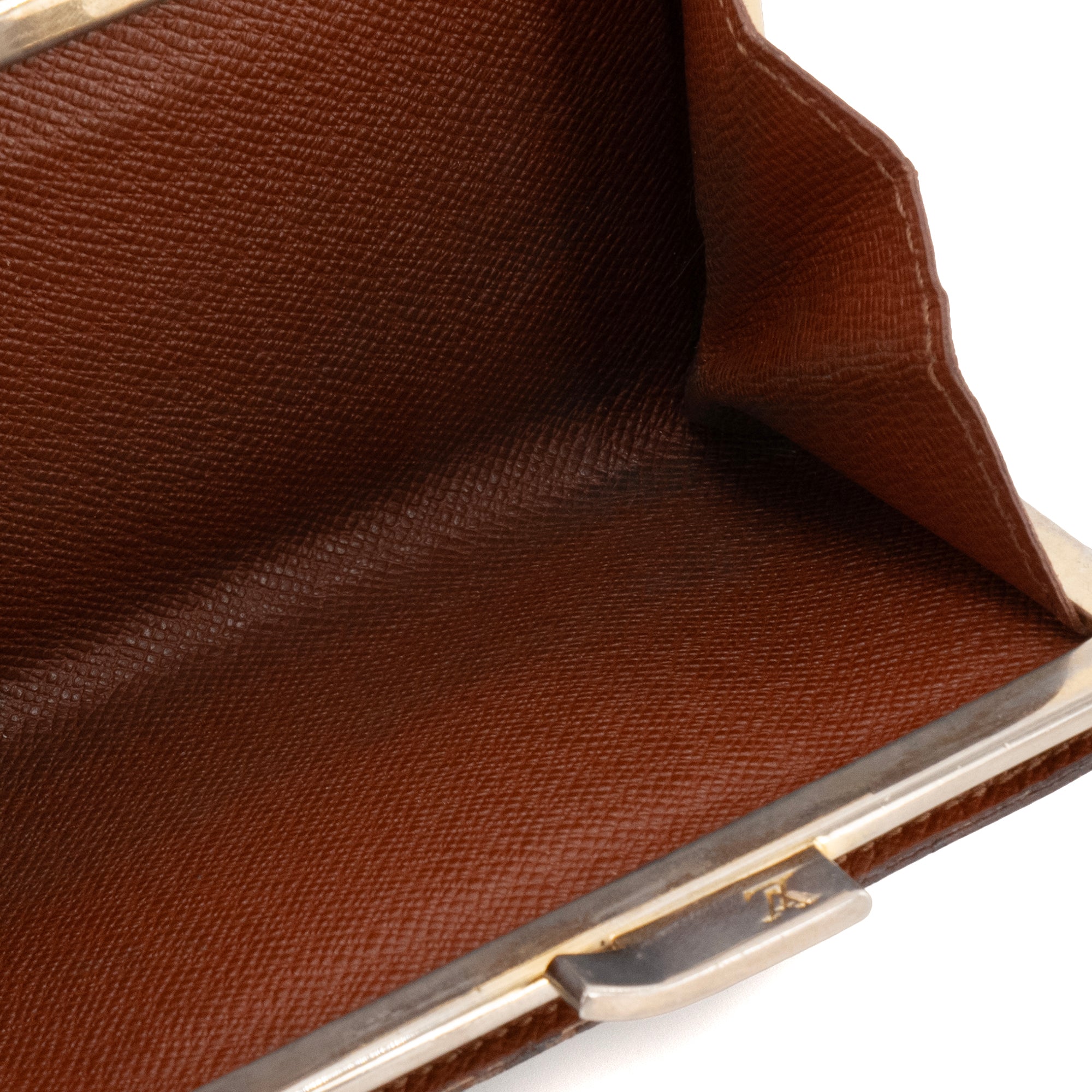 LOUIS VUITTON - Portefeuille Viennois Louis Vuitton en toile enduite monogrammée vintage