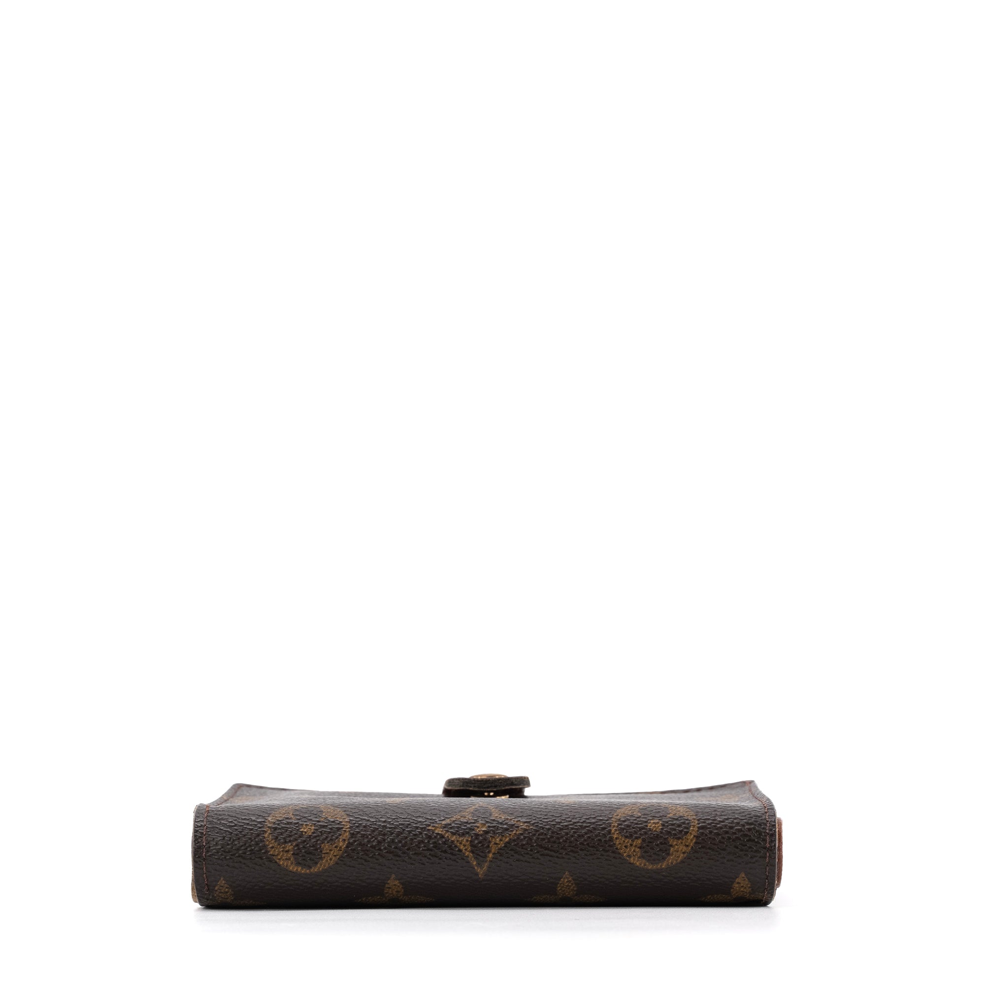 LOUIS VUITTON - Portefeuille Viennois Louis Vuitton en toile enduite monogrammée vintage