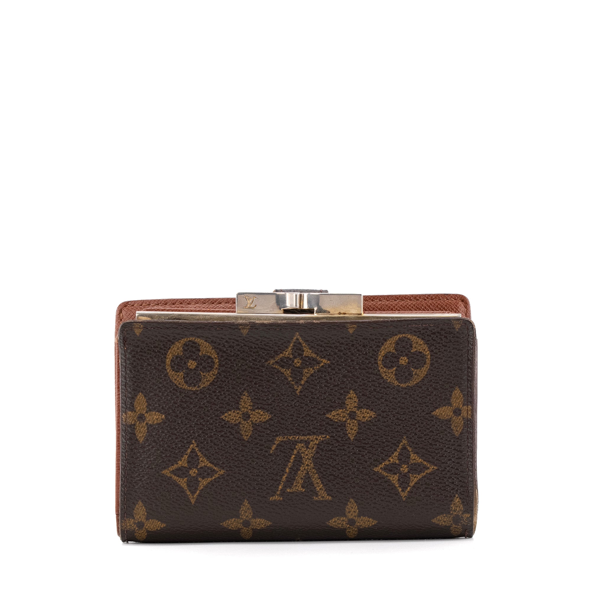 LOUIS VUITTON - Portefeuille Viennois Louis Vuitton en toile enduite monogrammée vintage