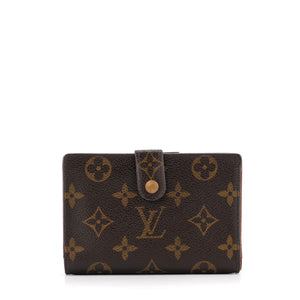 LOUIS VUITTON - Portefeuille Viennois Louis Vuitton en toile enduite monogrammée vintage