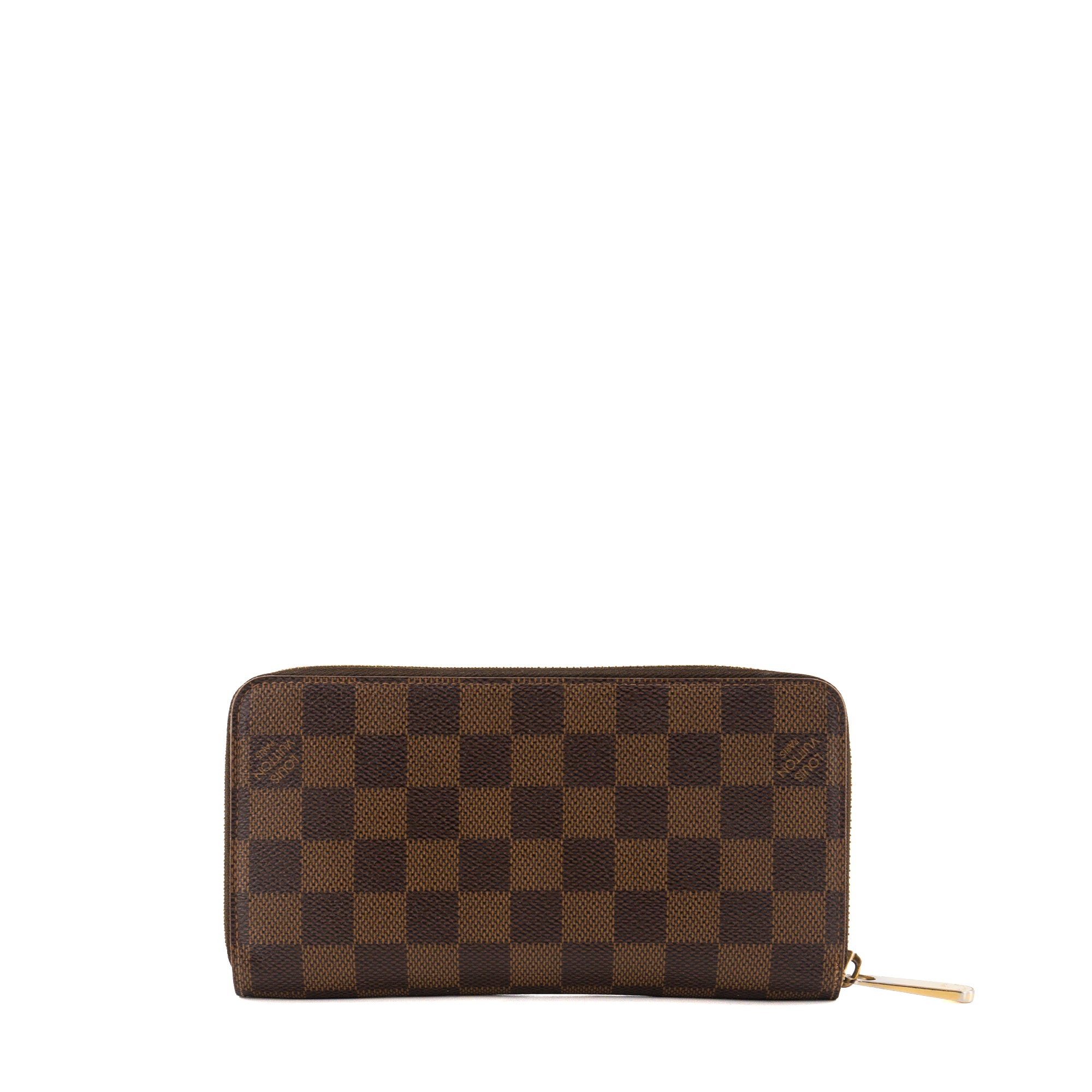 LOUIS VUITTON - Portefeuille Zippy Illustre Louis Vuitton en toile enduite damier édition limitée