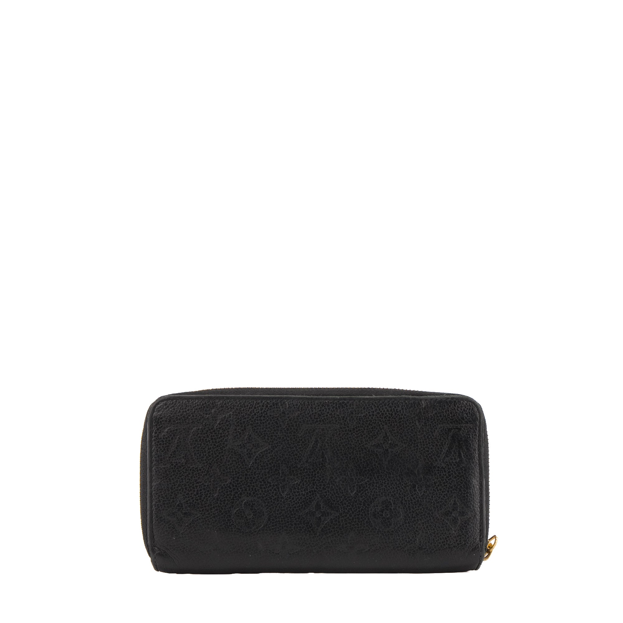 LOUIS VUITTON - Portefeuille Zippy Louis Vuitton en cuir empreinte noir