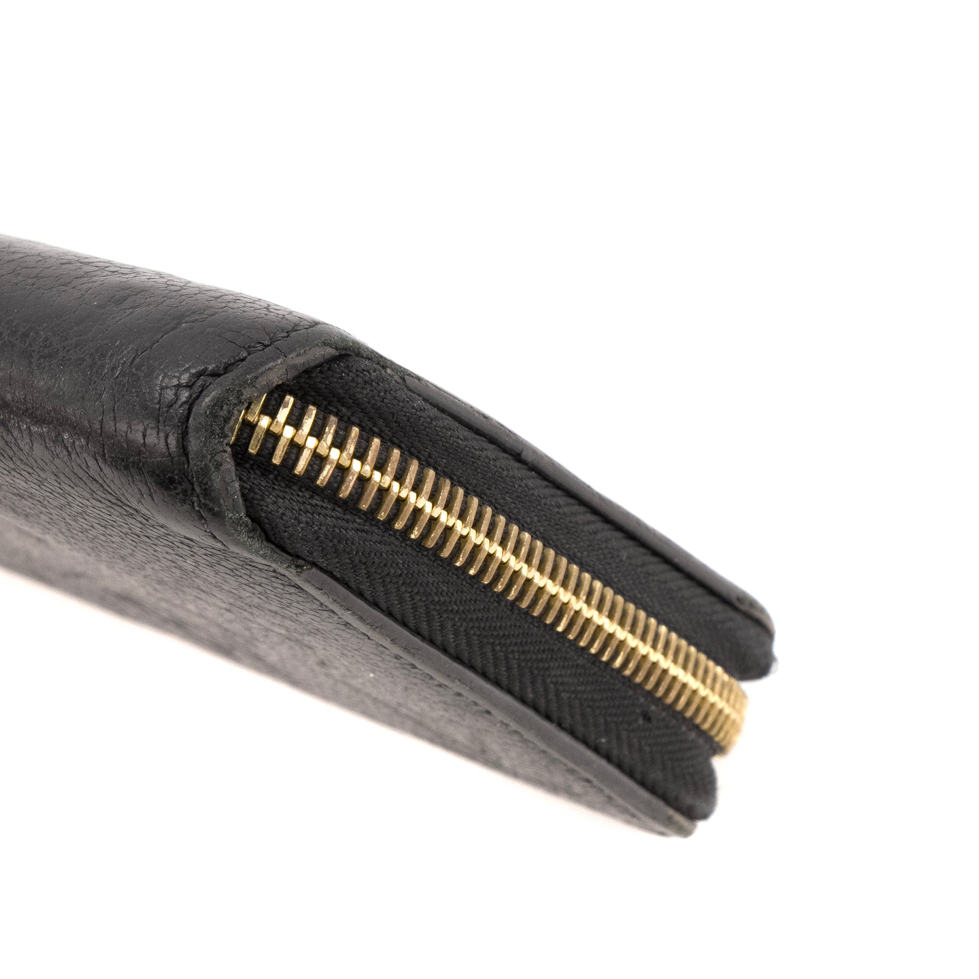 LOUIS VUITTON - Portefeuille Zippy Louis Vuitton en cuir empreinte noir