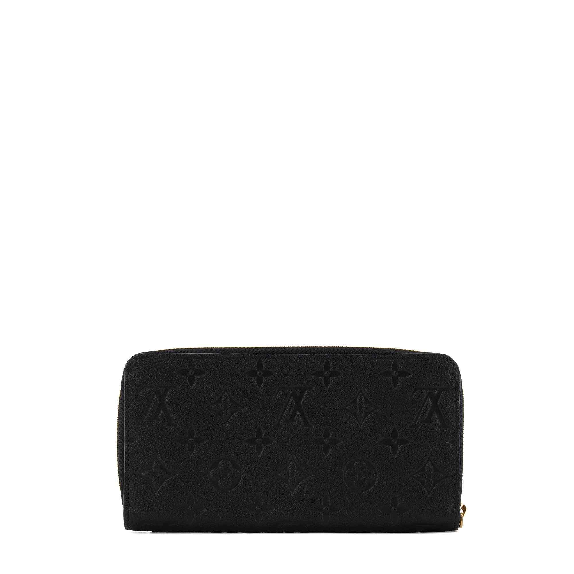LOUIS VUITTON - Portefeuille Zippy Louis Vuitton en cuir empreinte noir