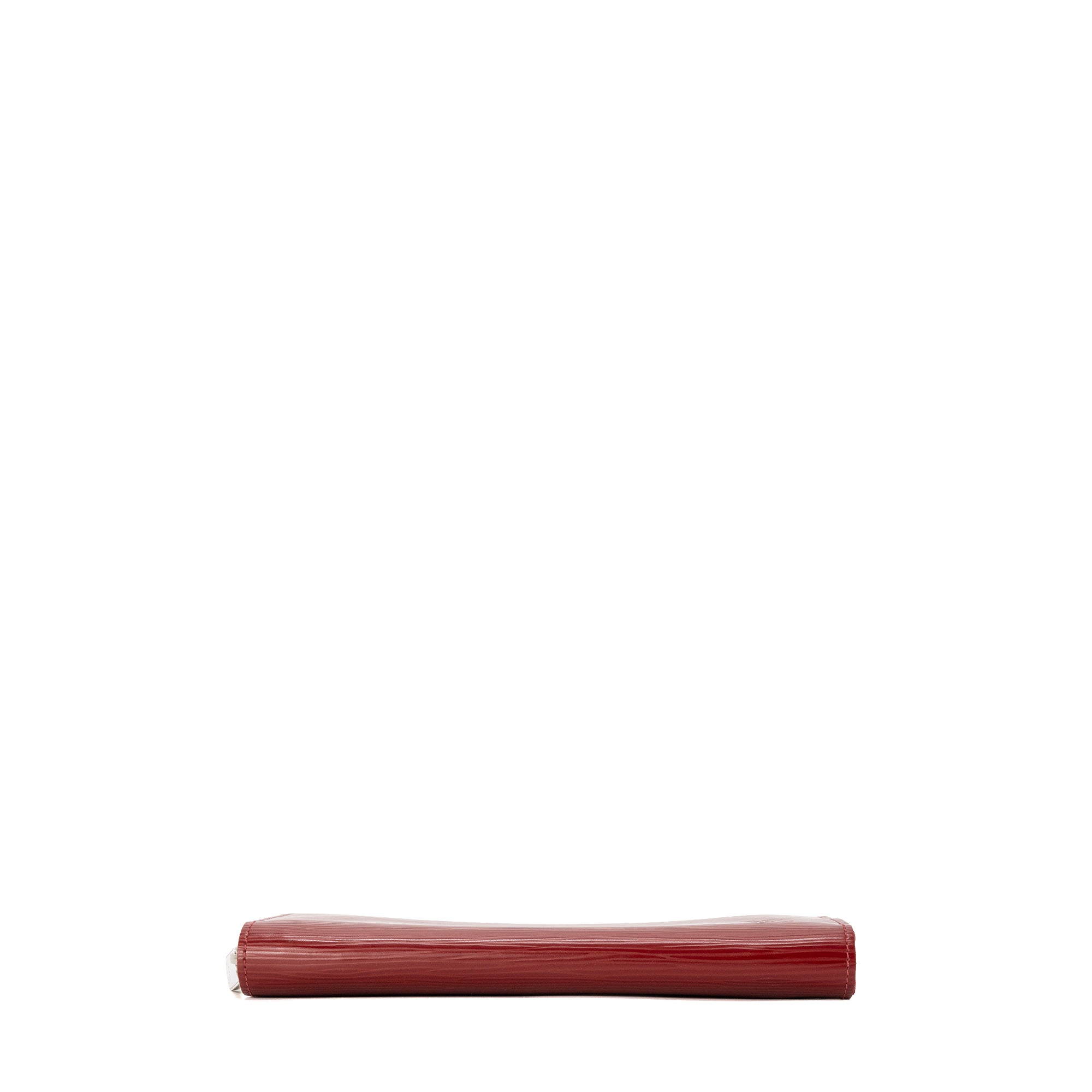 LOUIS VUITTON - Portefeuille Zippy Louis Vuitton en cuir épi rouge