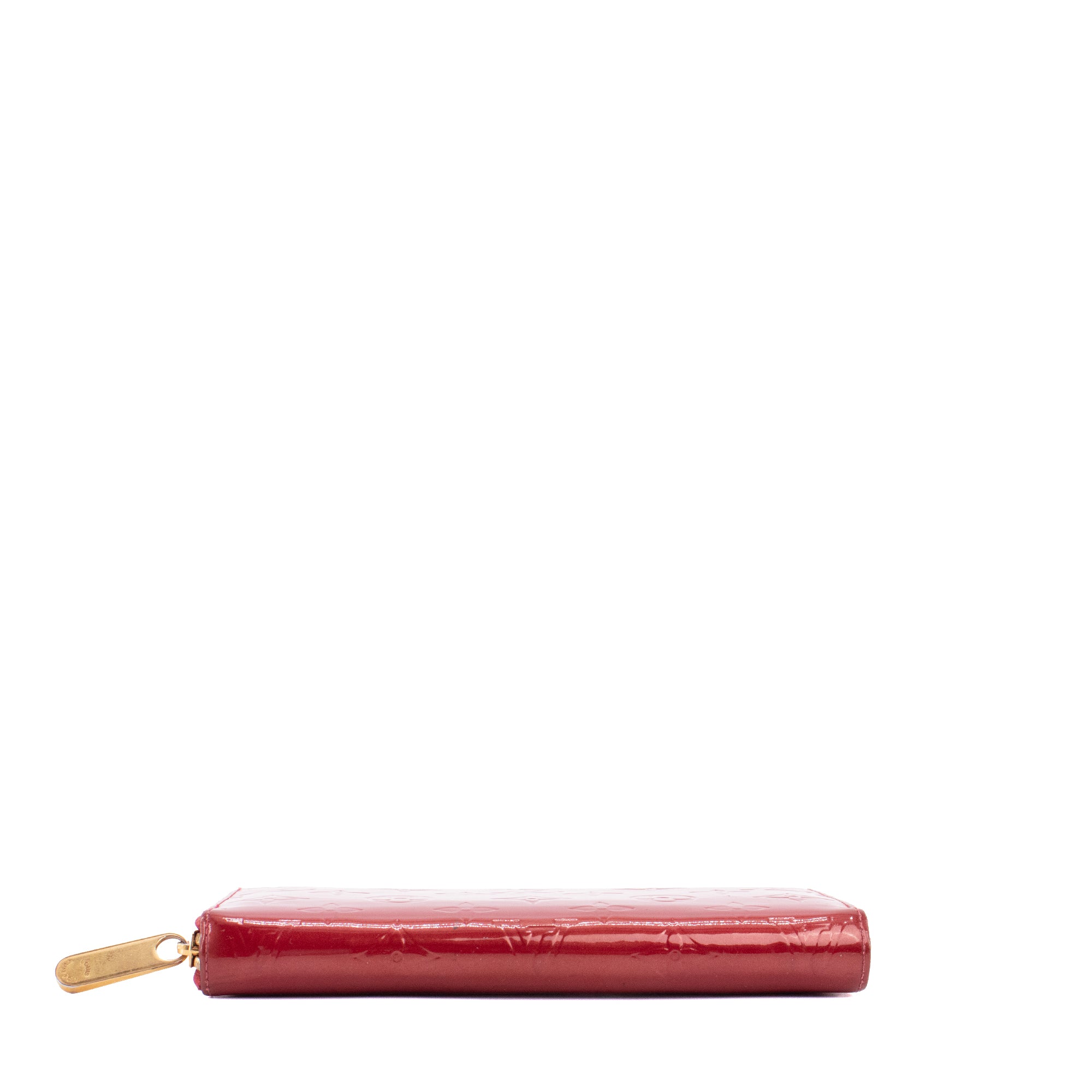 LOUIS VUITTON - Louis Vuitton Zippy wallet in red patent leather