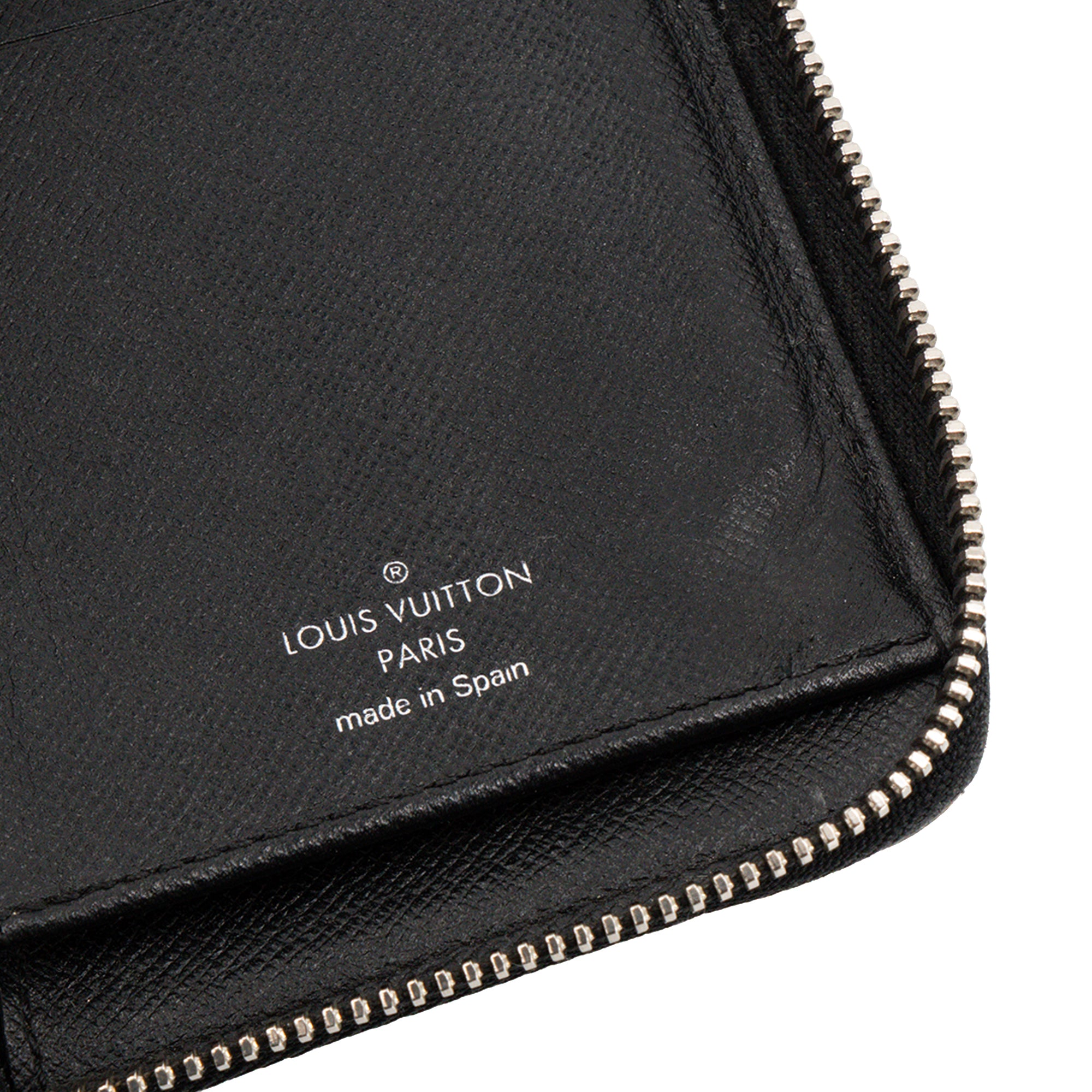LOUIS VUITTON - Portefeuille Zippy Louis Vuitton en toile damier graphite