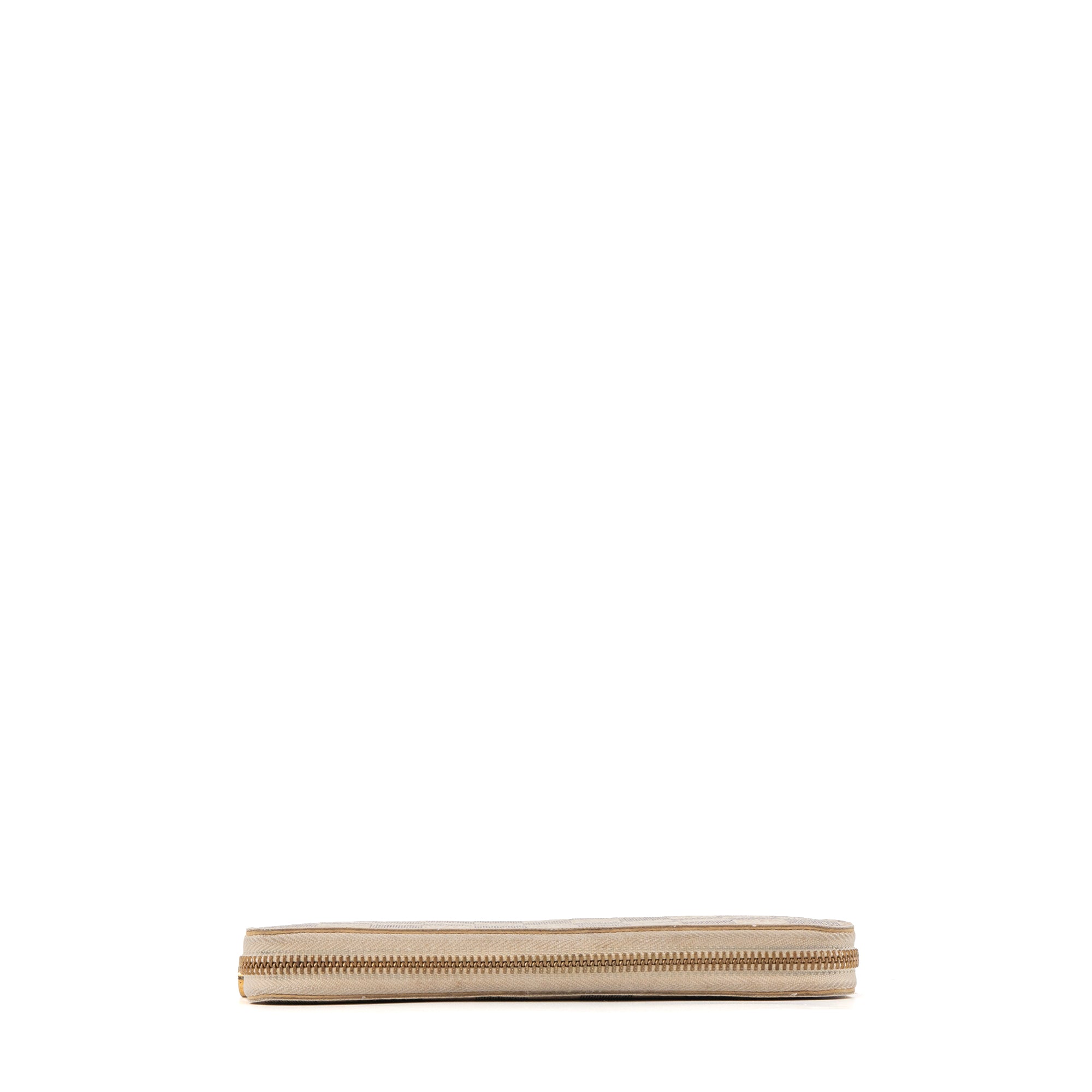 LOUIS VUITTON - Portefeuille Zippy Louis Vuitton en toile enduite damier azur