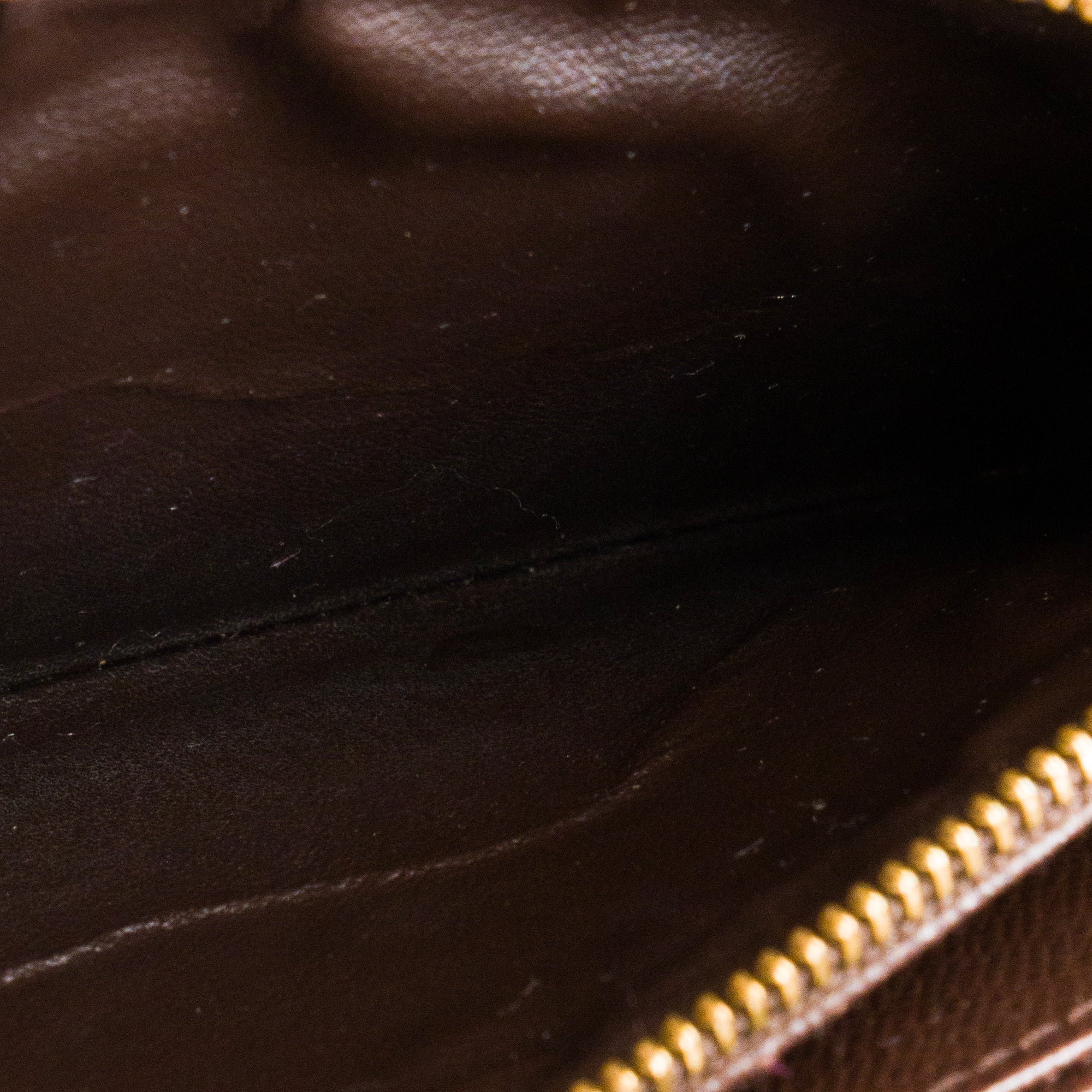 LOUIS VUITTON - Portefeuille Zippy Louis Vuitton en toile enduite damier ébène