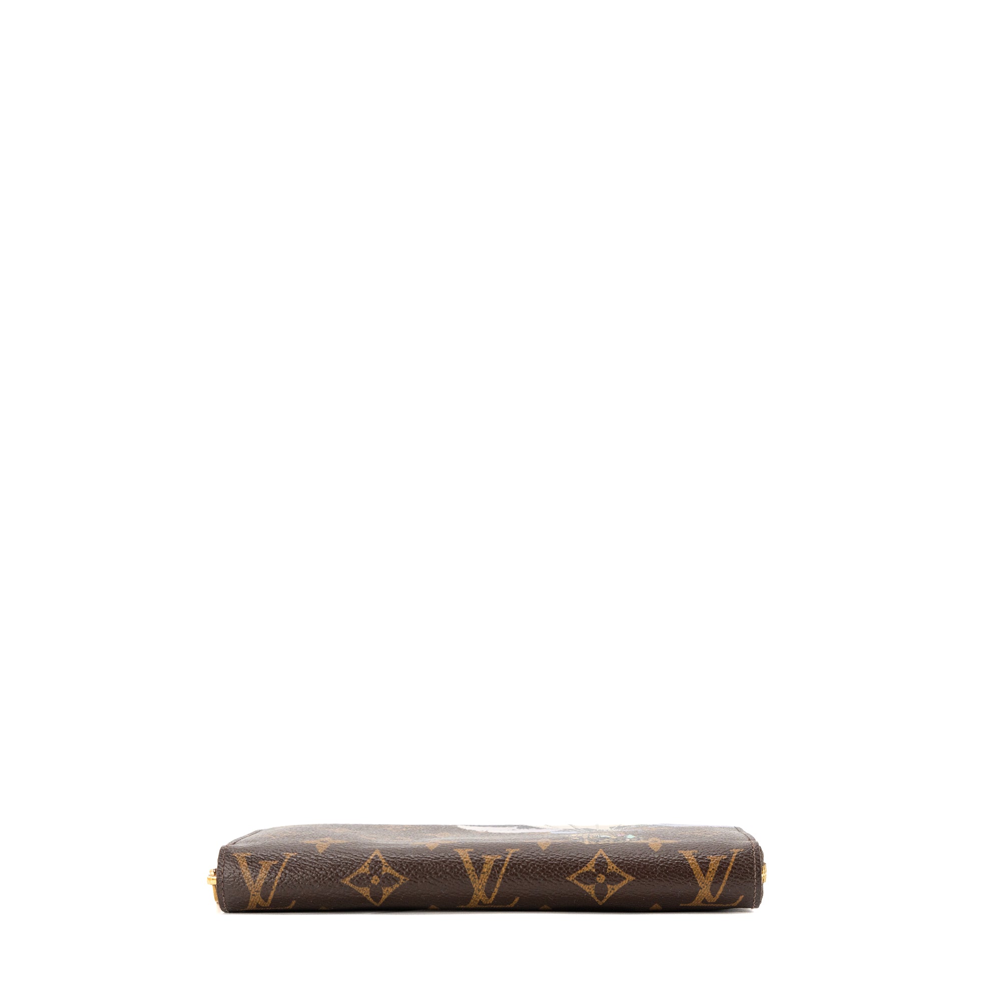 LOUIS VUITTON - Portefeuille Zippy Louis Vuitton en toile enduite monogrammée édition limitée