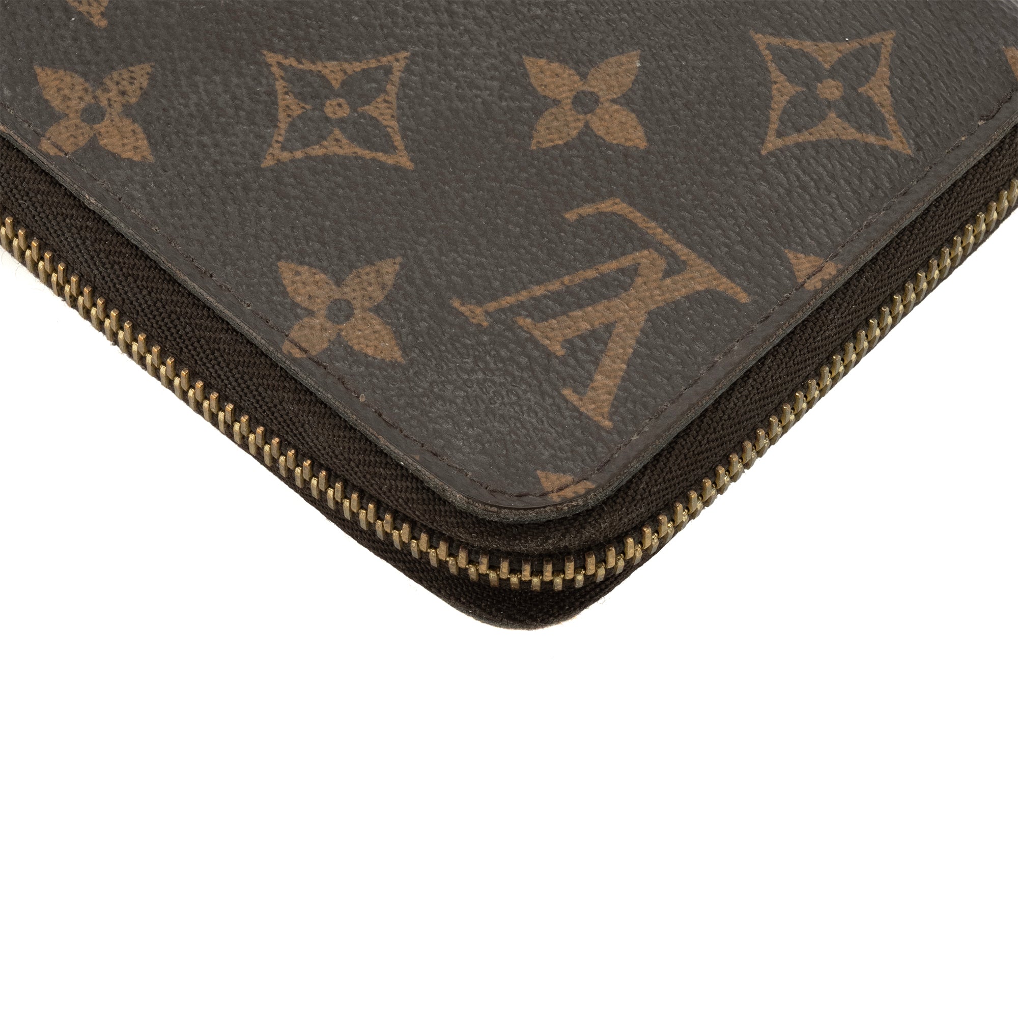 LOUIS VUITTON - Portefeuille Zippy Louis Vuitton en toile enduite monogrammée vintage