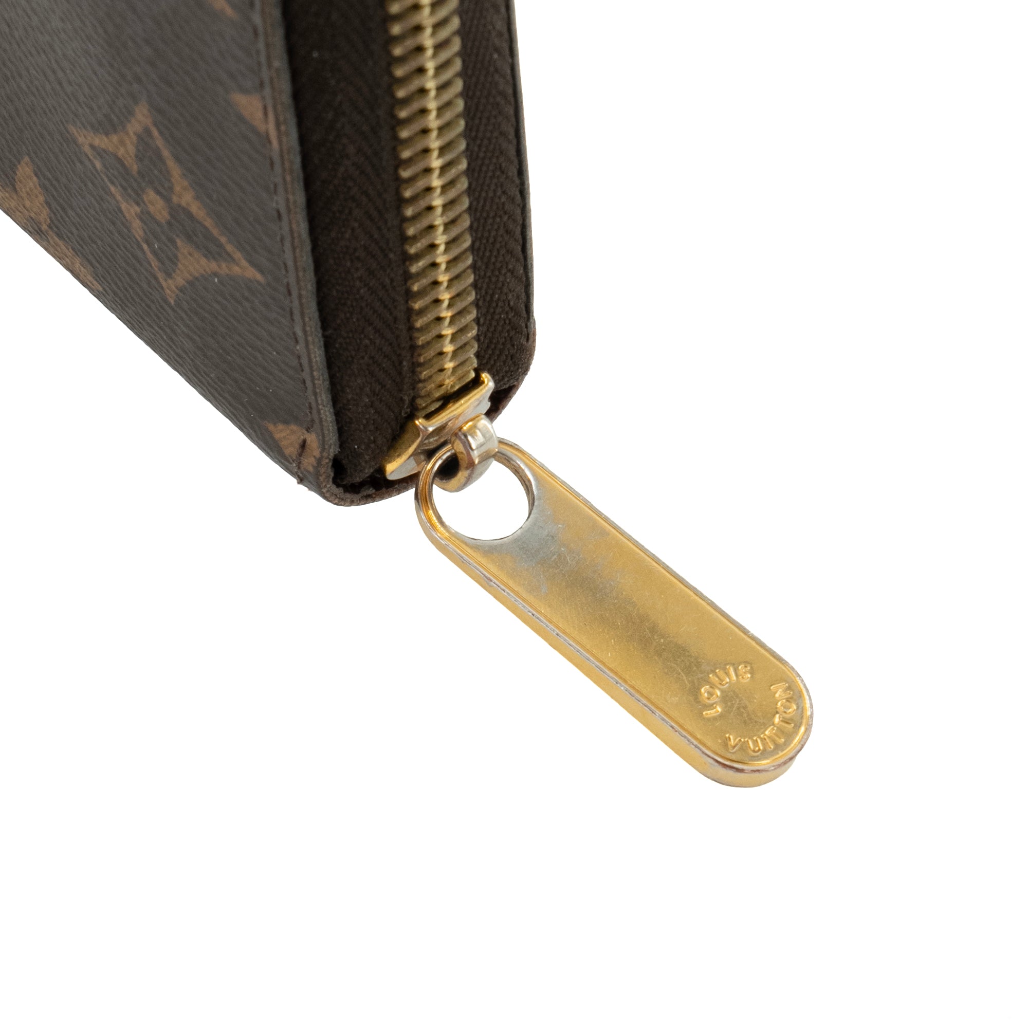 LOUIS VUITTON - Portefeuille Zippy Louis Vuitton en toile enduite monogrammée vintage