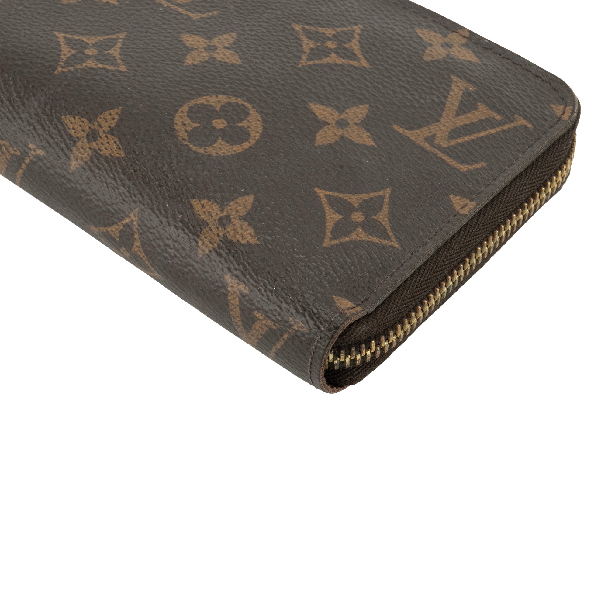 LOUIS VUITTON - Portefeuille Zippy Louis Vuitton en toile enduite monogrammée vintage