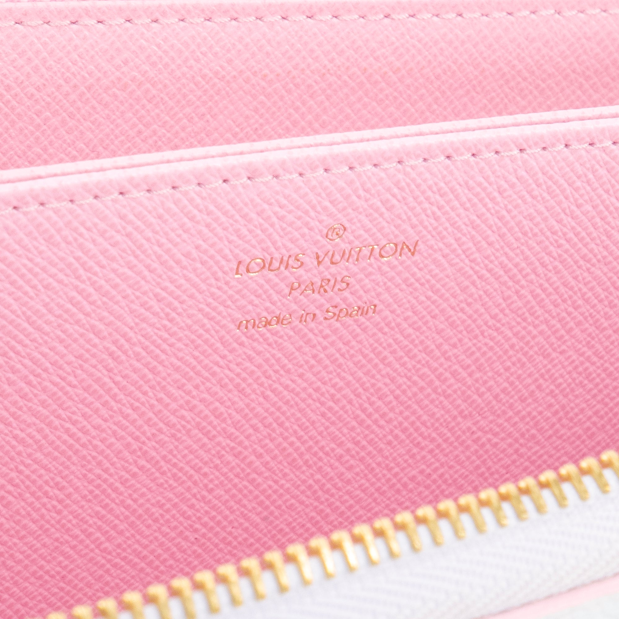 LOUIS VUITTON - Portefeuille Zippy Louis Vuitton en toile enduite multicolore édition limitée Spring in the City