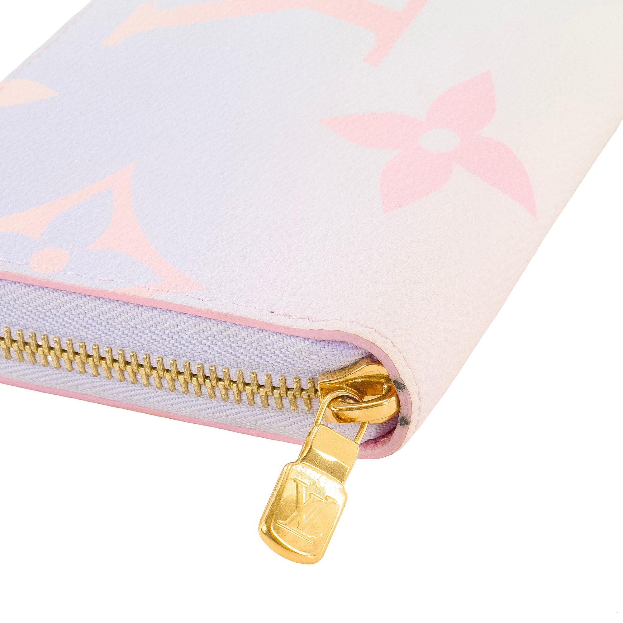 LOUIS VUITTON - Portefeuille Zippy Louis Vuitton en toile enduite multicolore édition limitée Spring in the City