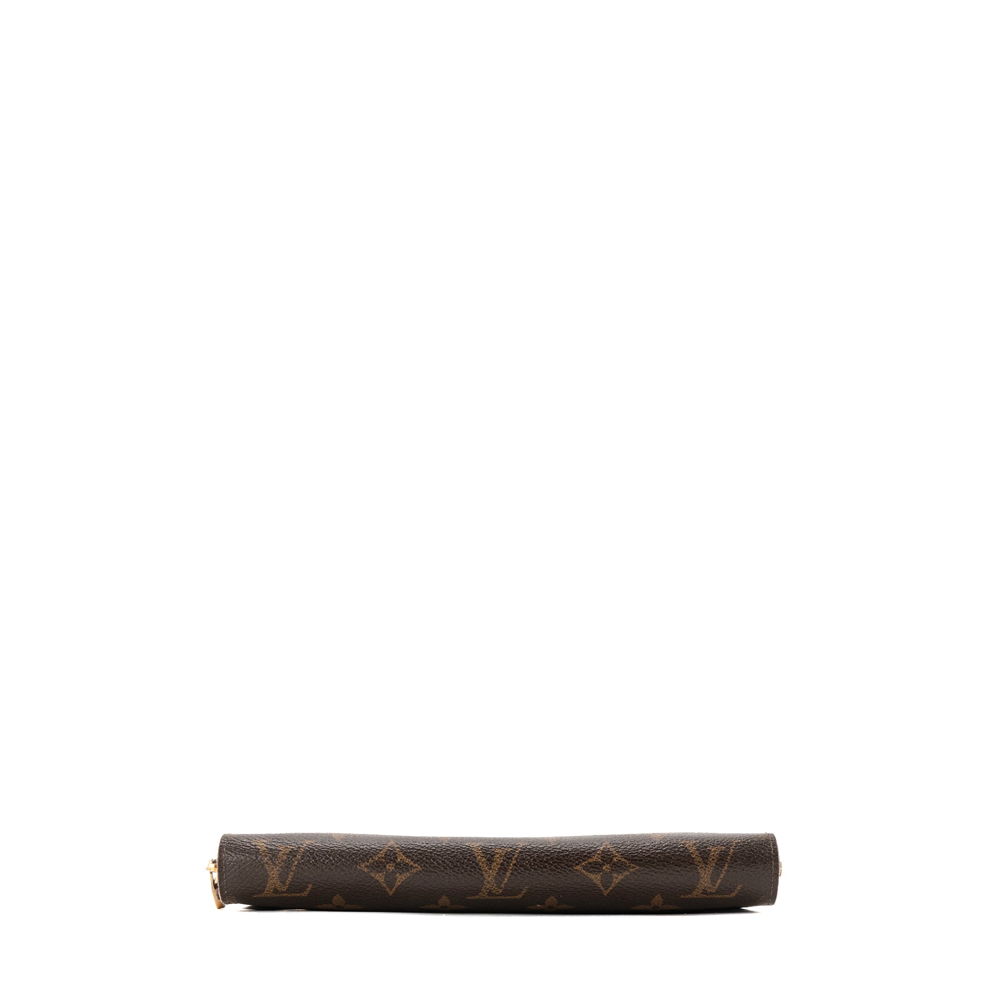 LOUIS VUITTON - Portefeuille Zippy Organizer Louis Vuitton en toile enduite monogrammee marron